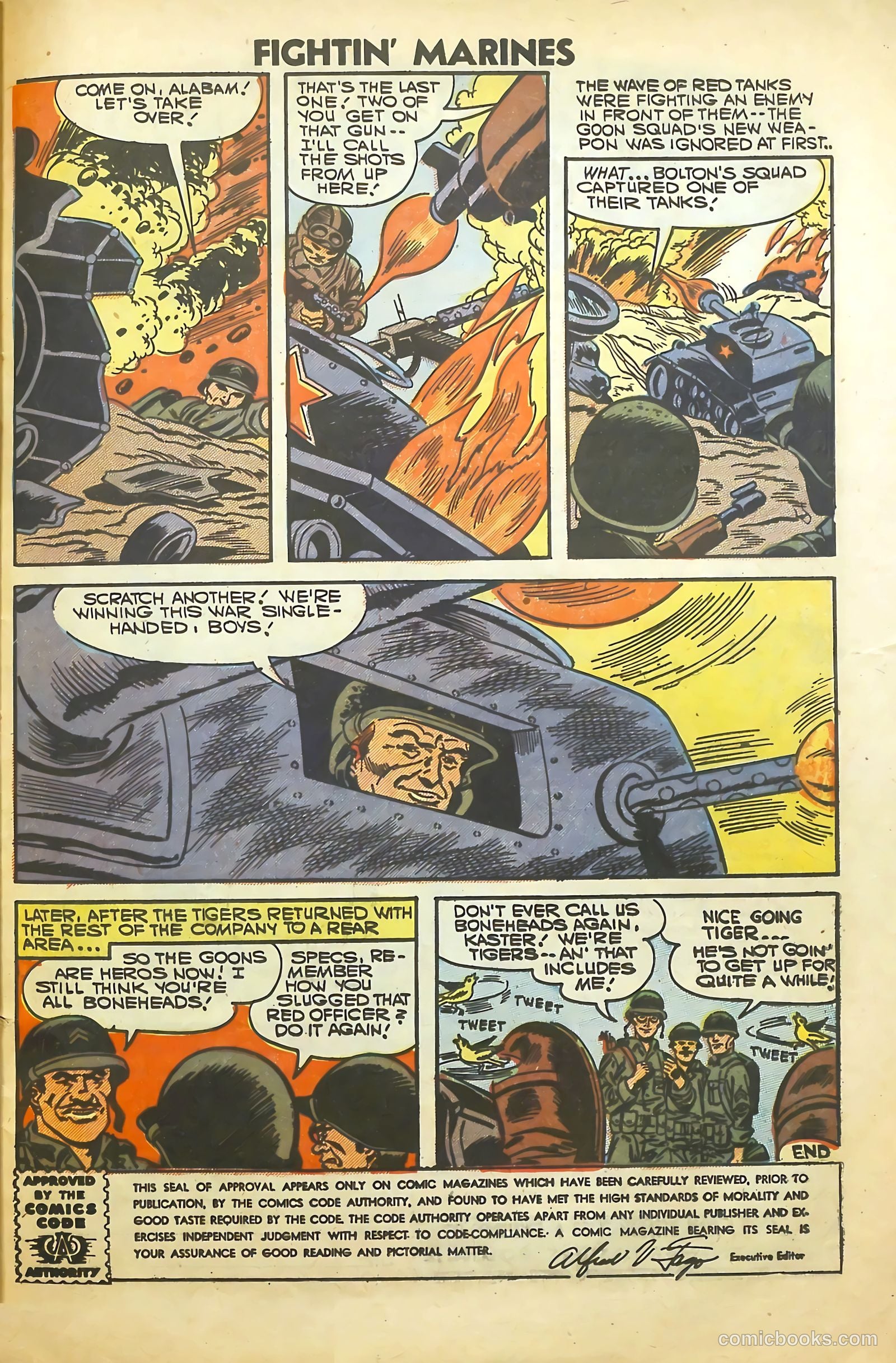 Fightin' Marines #21 (1957) — page 33 of 36