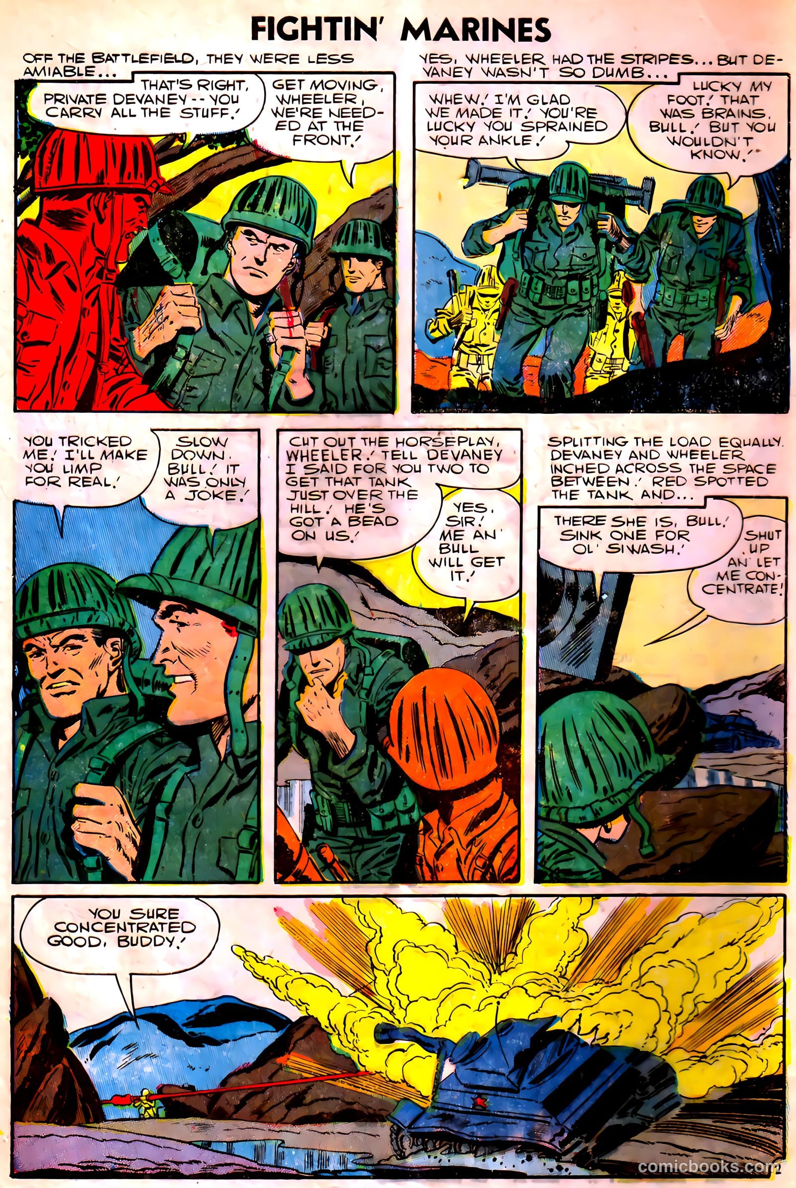 Fightin' Marines #22 (1957) — page 4 of 36