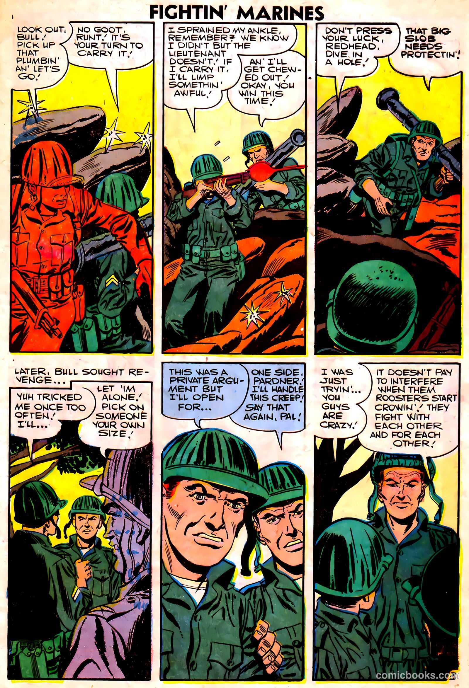 Fightin' Marines #22 (1957) — page 5 of 36