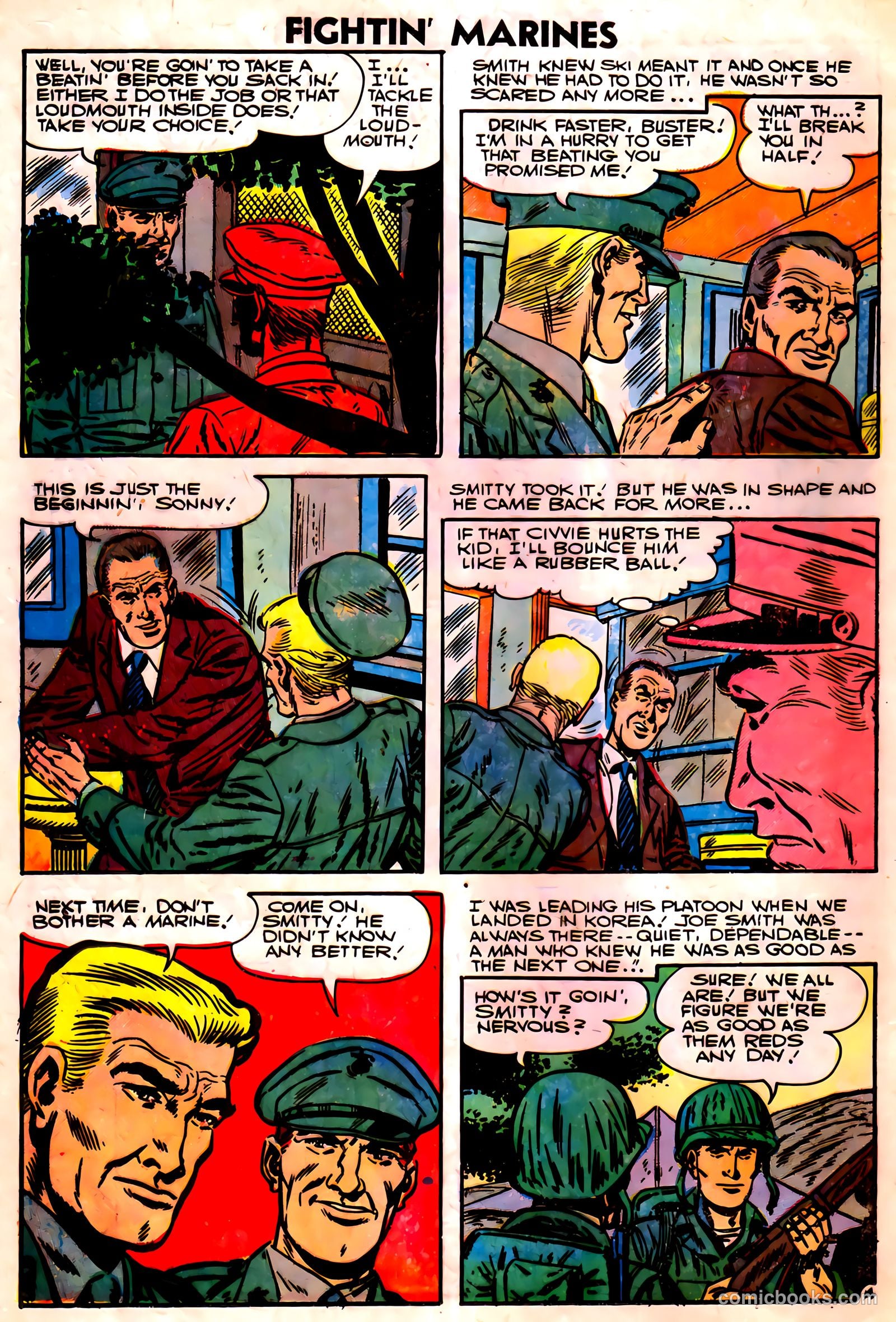 Fightin' Marines #22 (1957) — page 12 of 36