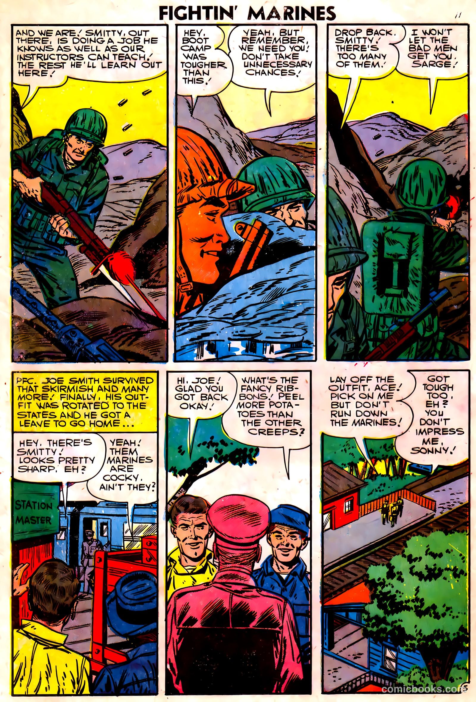 Fightin' Marines #22 (1957) — page 13 of 36