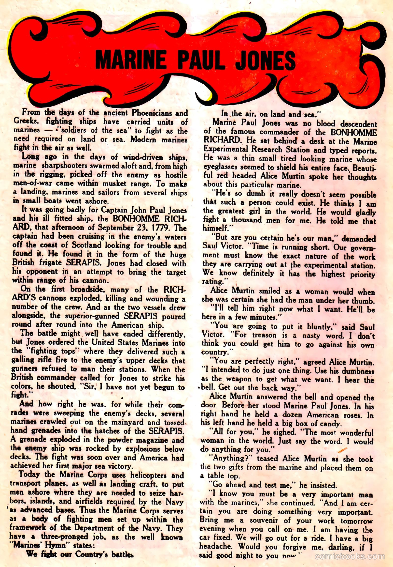 Fightin' Marines #22 (1957) — page 16 of 36