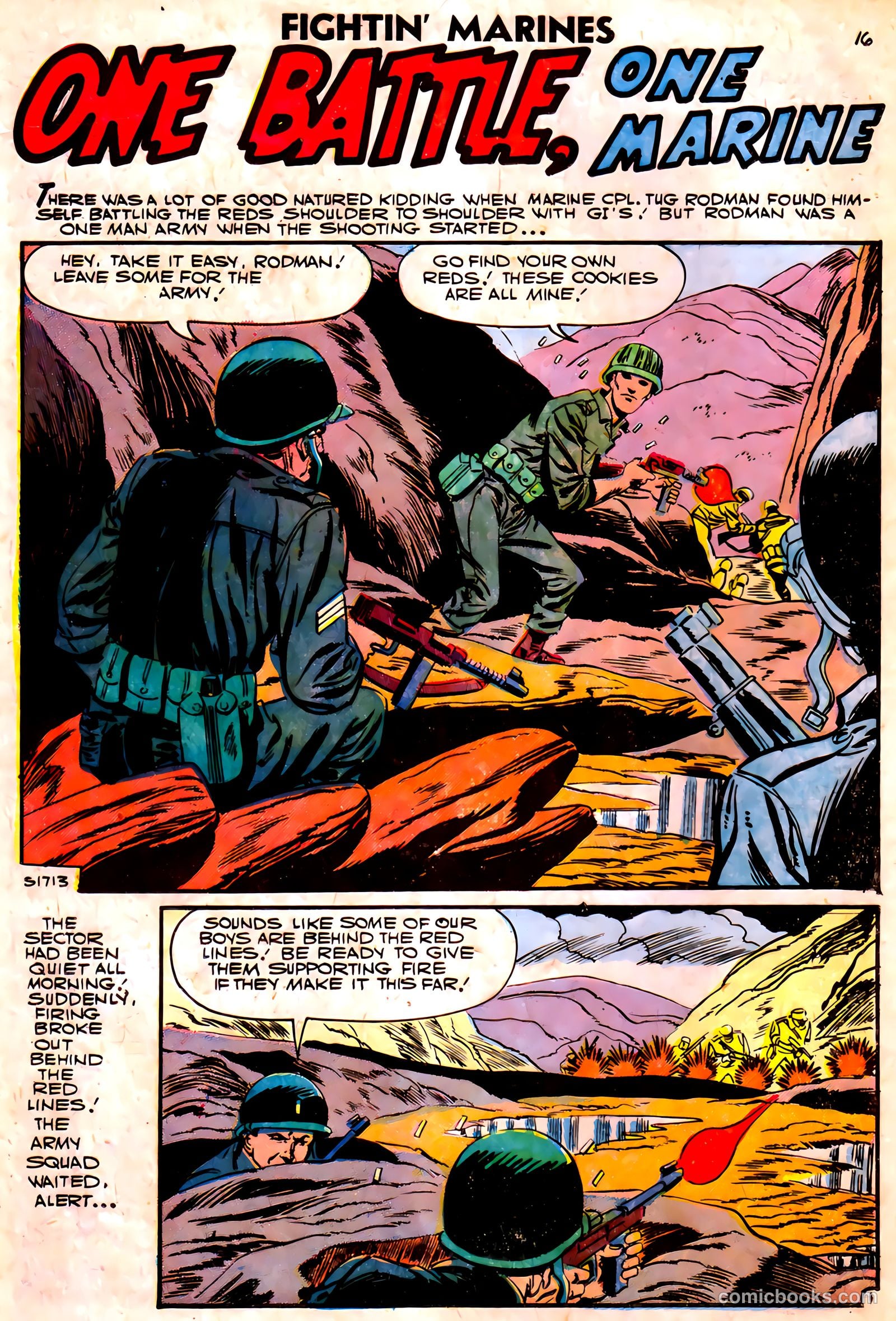 Fightin' Marines #22 (1957) — page 18 of 36