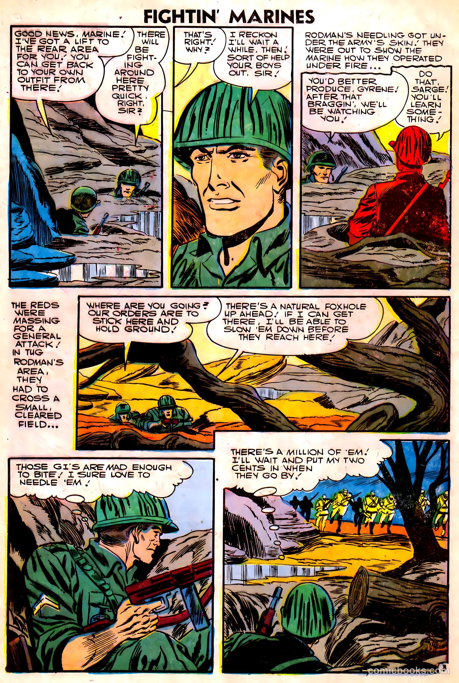 Fightin' Marines #22 (1957) — page 20 of 36