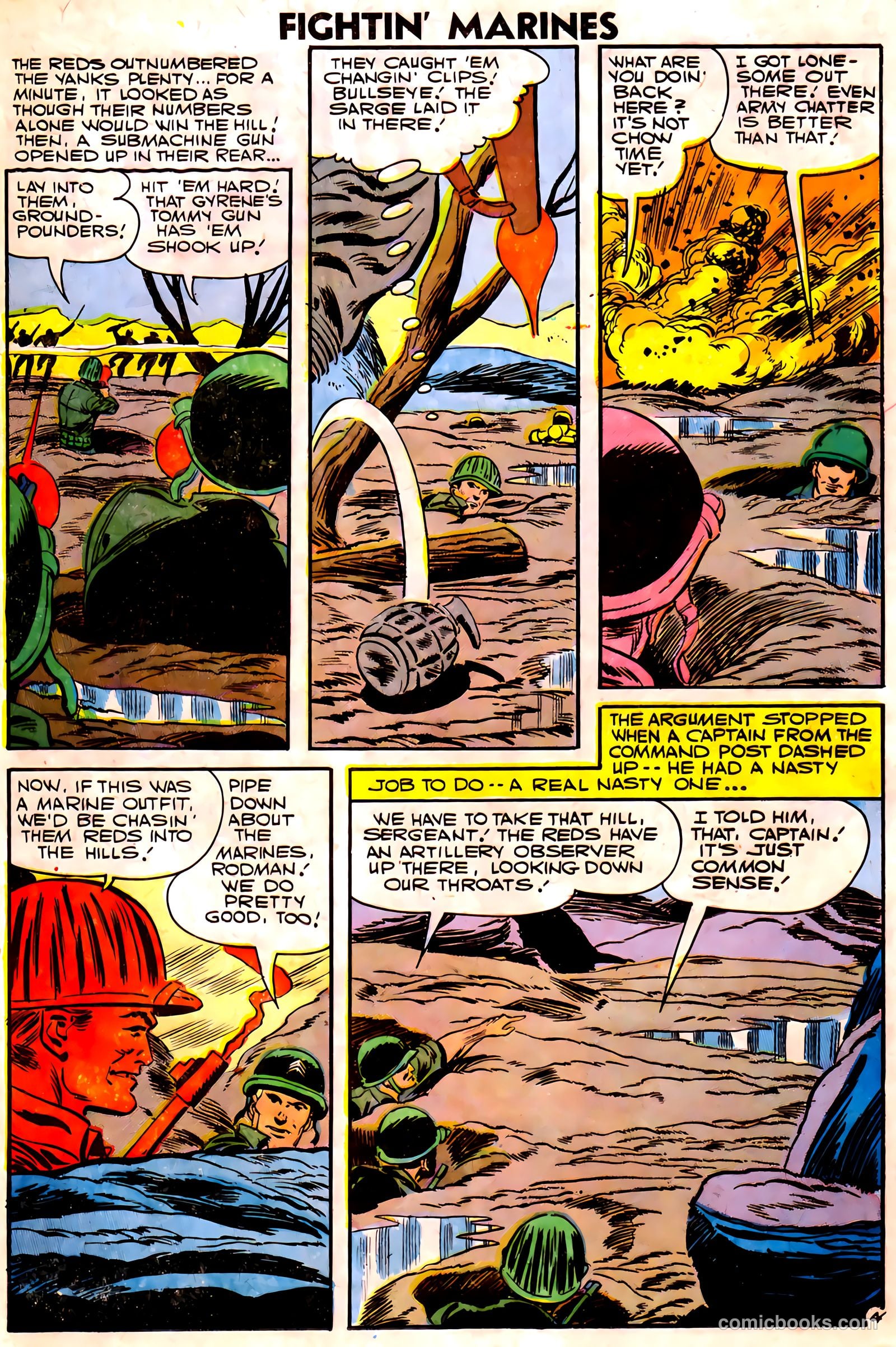 Fightin' Marines #22 (1957) — page 21 of 36