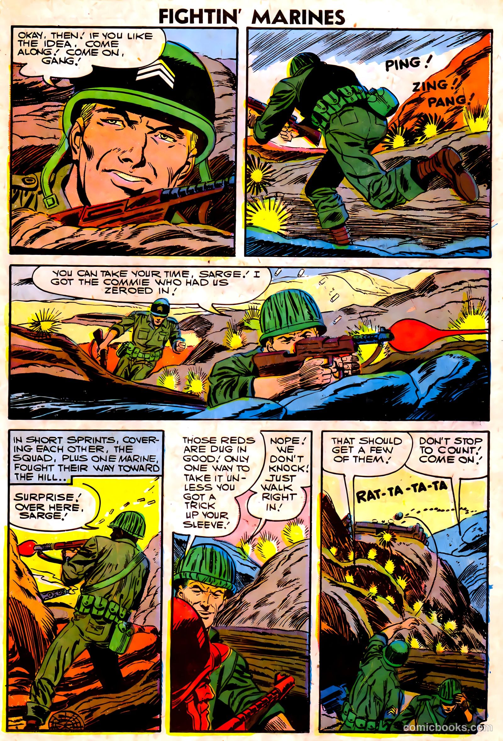 Fightin' Marines #22 (1957) — page 23 of 36