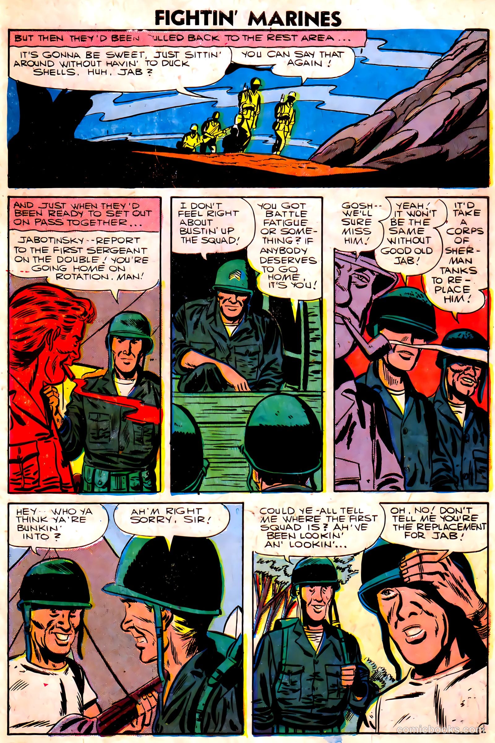Fightin' Marines #22 (1957) — page 27 of 36
