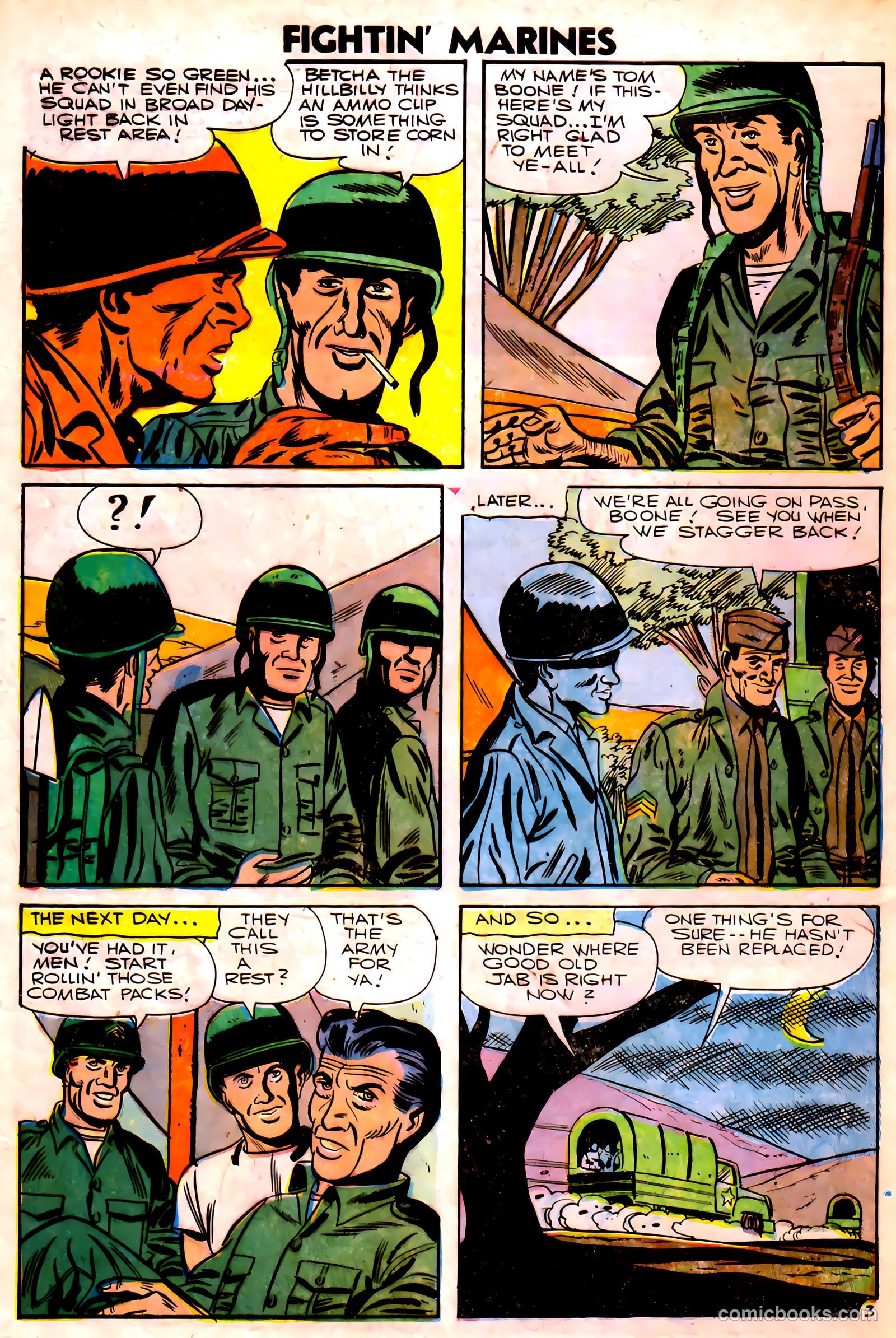 Fightin' Marines #22 (1957) — page 28 of 36