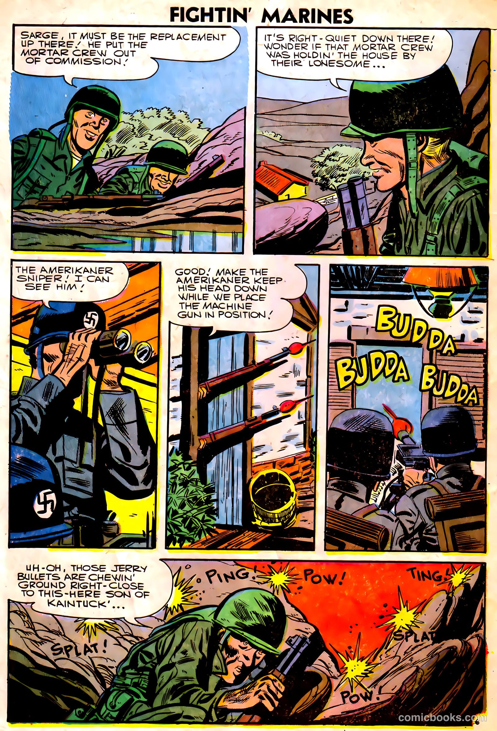 Fightin' Marines #22 (1957) — page 32 of 36