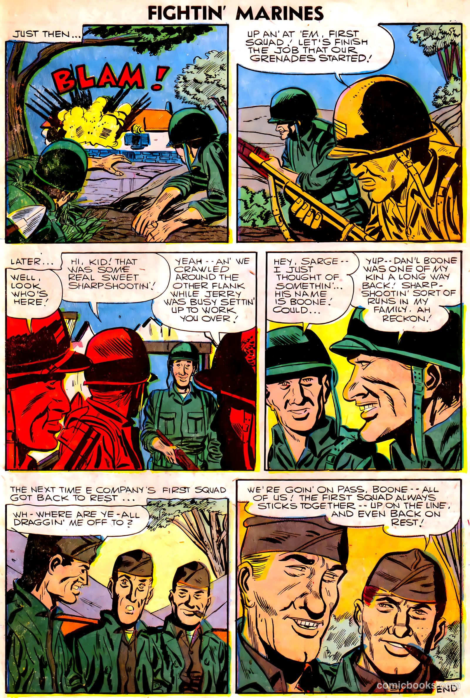 Fightin' Marines #22 (1957) — page 33 of 36