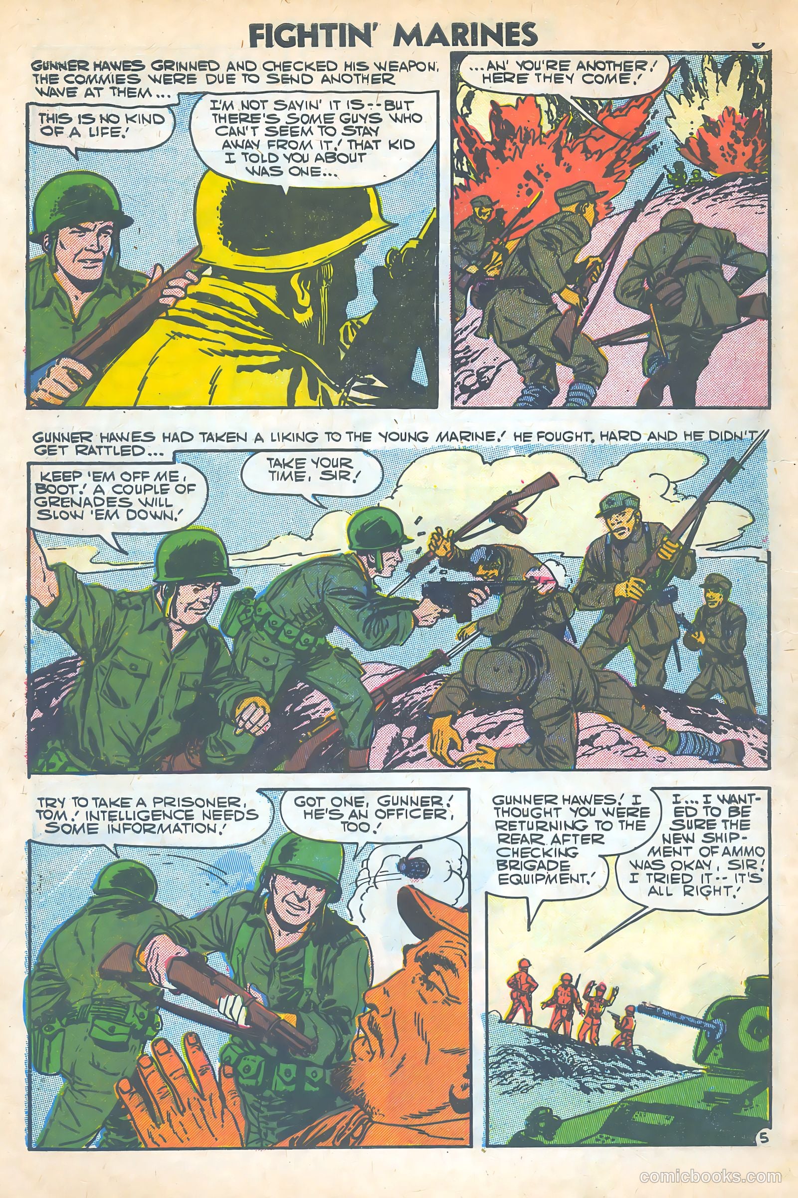 Fightin' Marines #23 (1957) — page 9 of 37