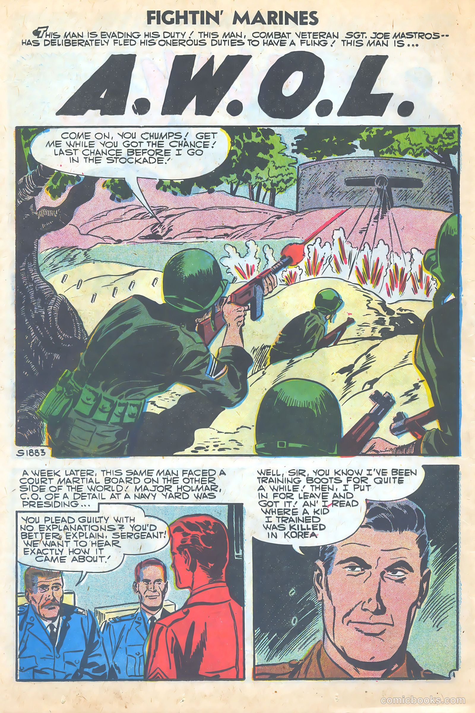 Fightin' Marines #23 (1957) — page 13 of 37