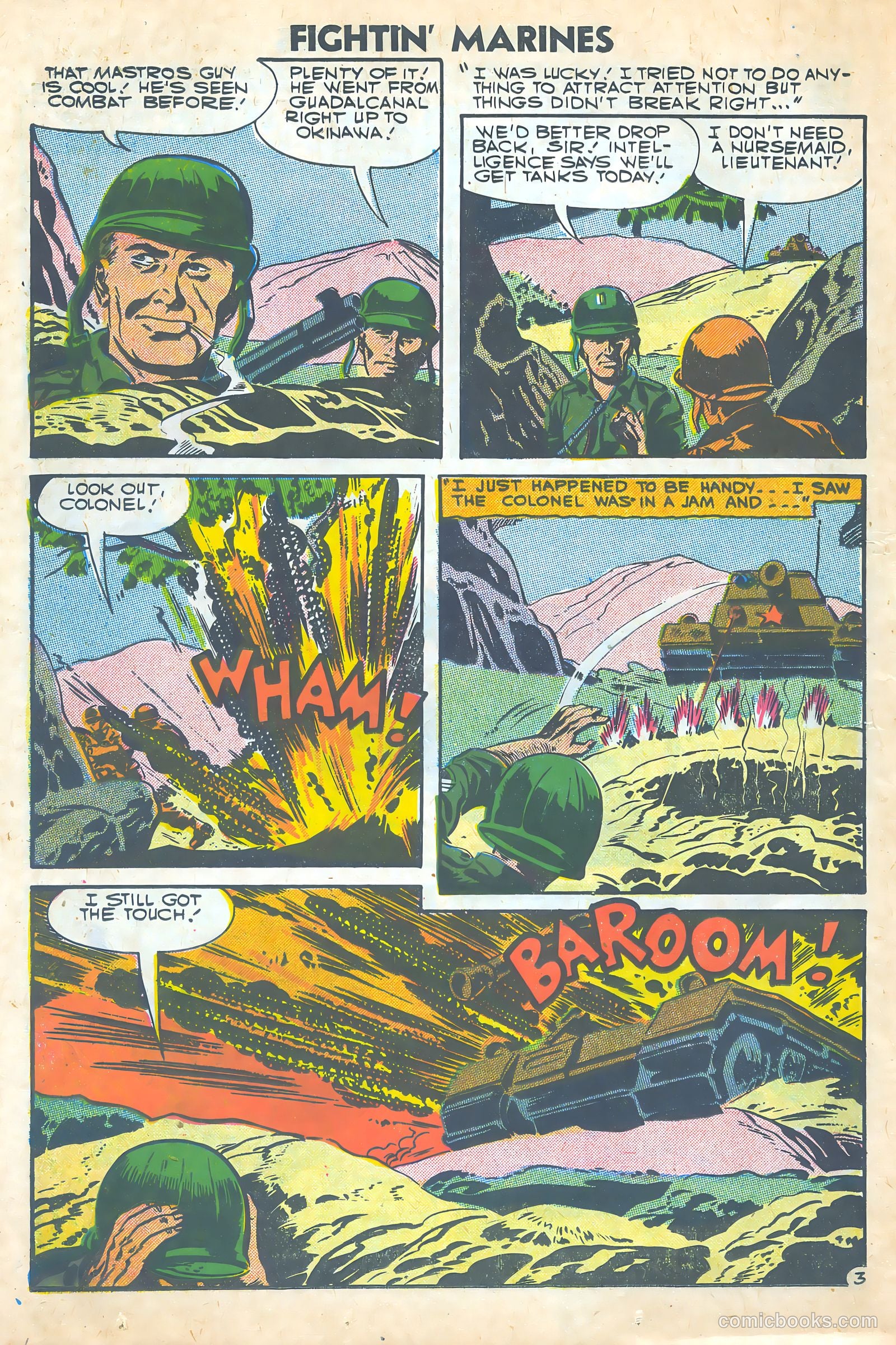 Fightin' Marines #23 (1957) — page 15 of 37