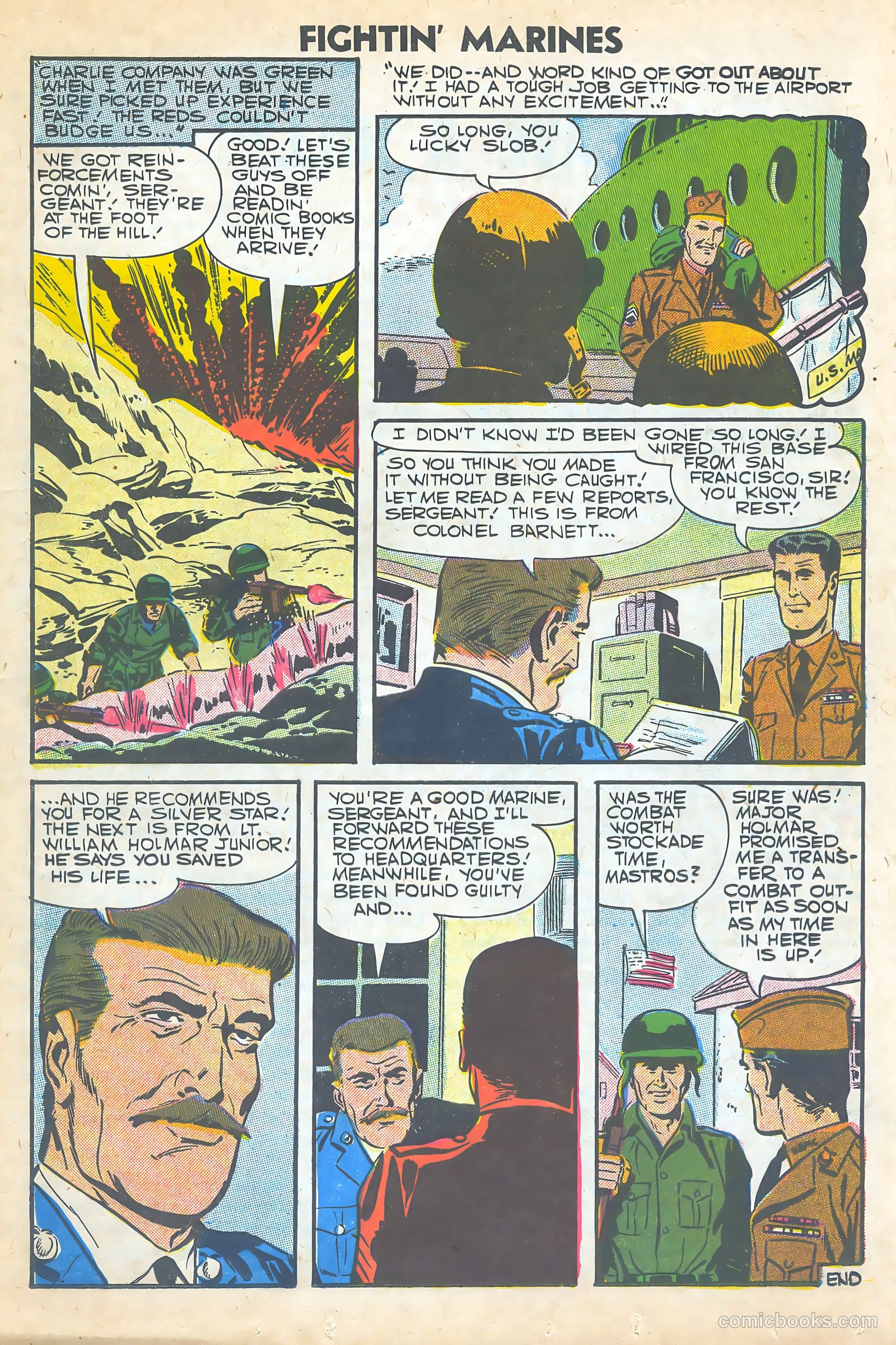 Fightin' Marines #23 (1957) — page 18 of 37