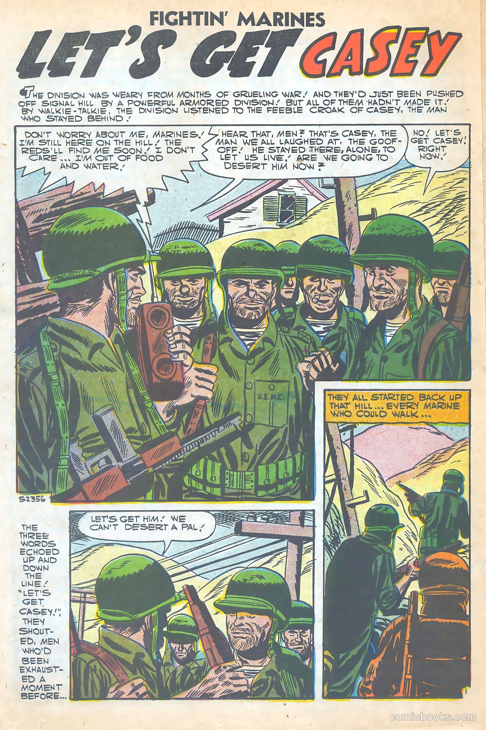 Fightin' Marines #23 (1957) — page 21 of 37