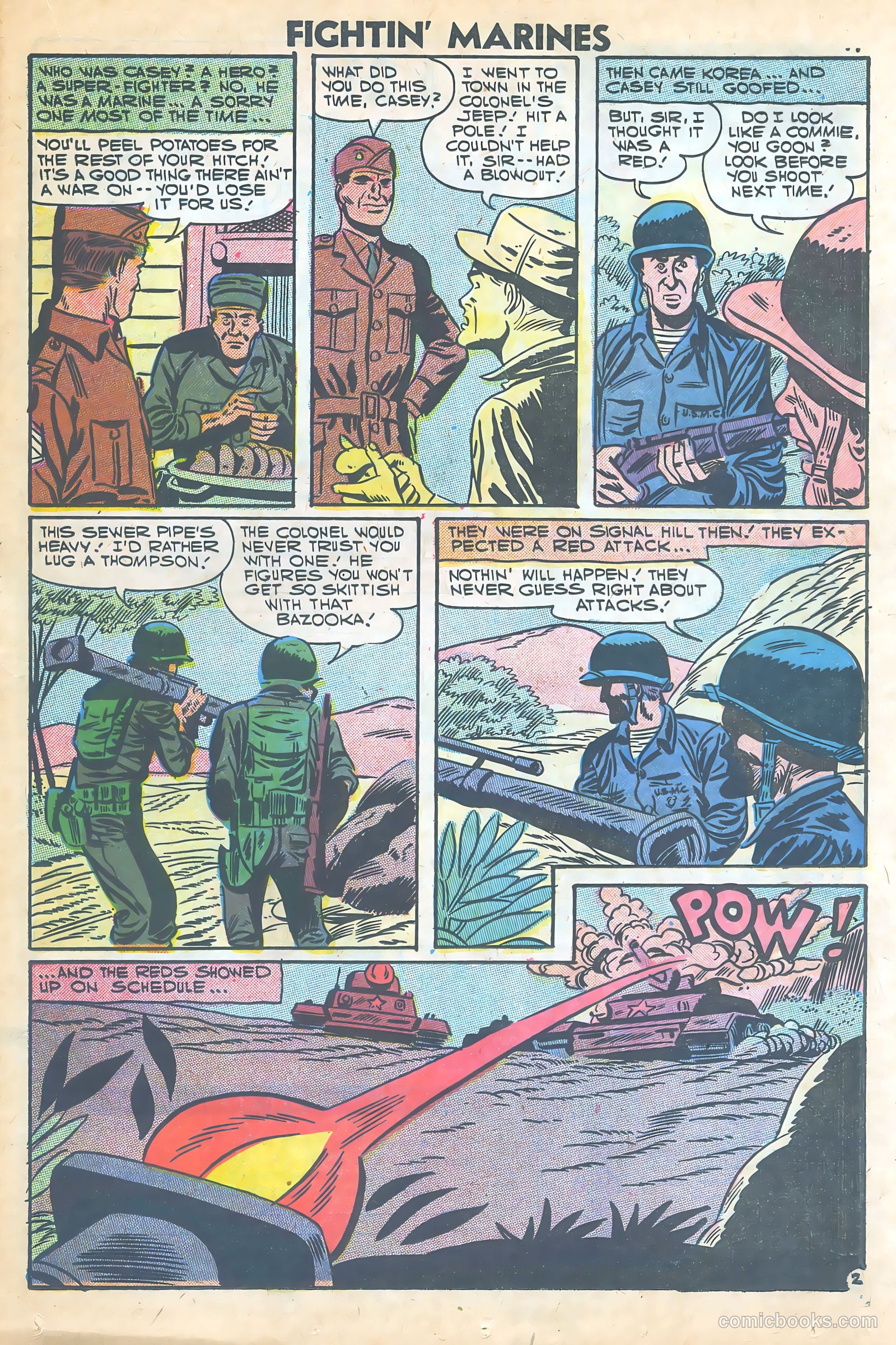 Fightin' Marines #23 (1957) — page 22 of 37