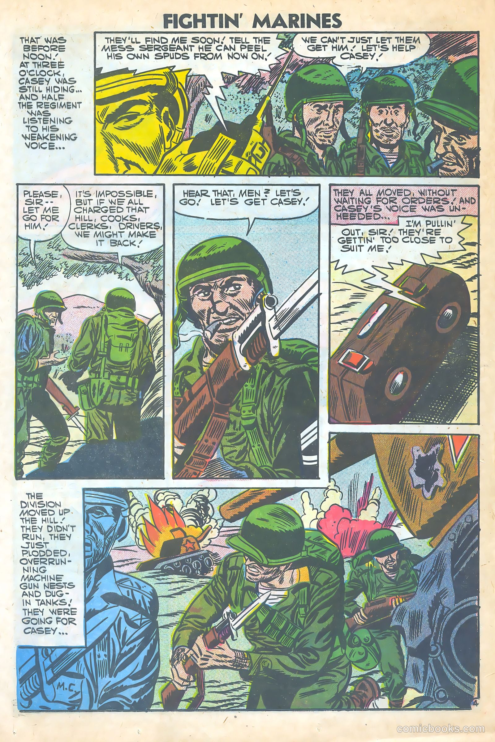 Fightin' Marines #23 (1957) — page 25 of 37