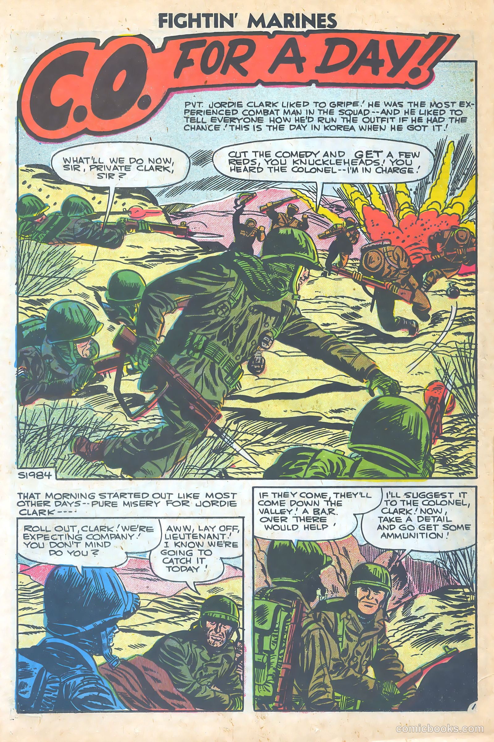 Fightin' Marines #23 (1957) — page 27 of 37