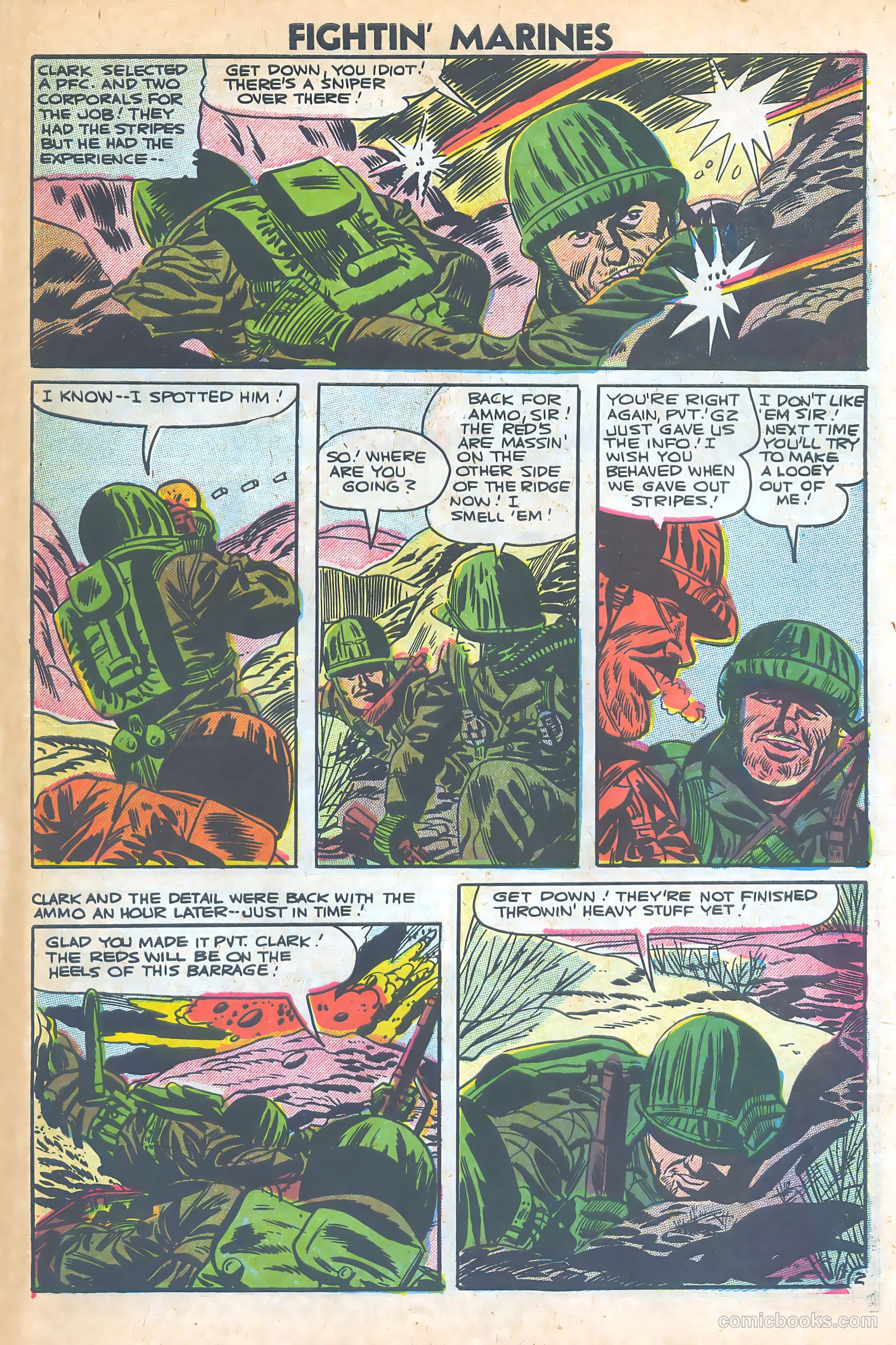 Fightin' Marines #23 (1957) — page 28 of 37
