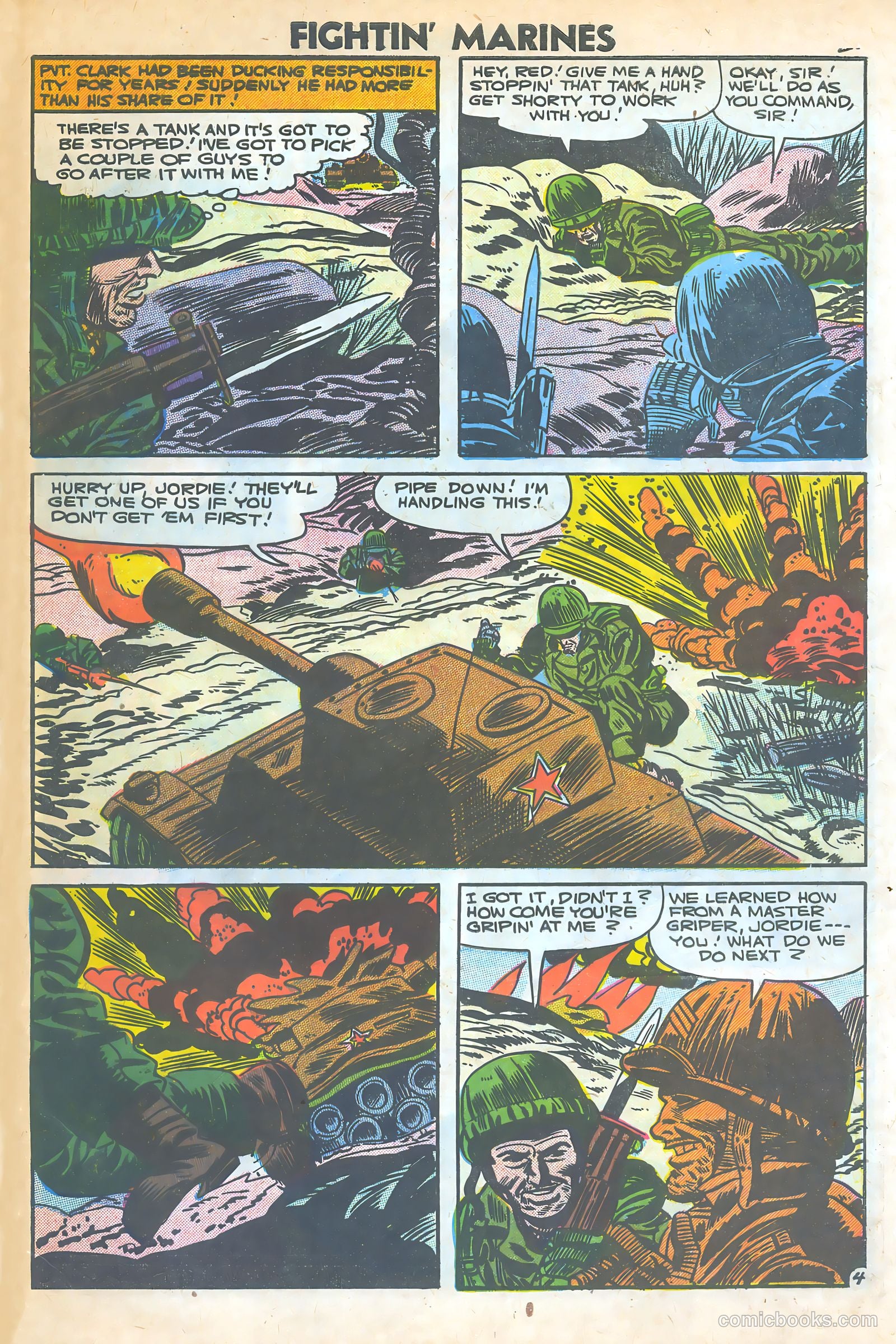 Fightin' Marines #23 (1957) — page 30 of 37