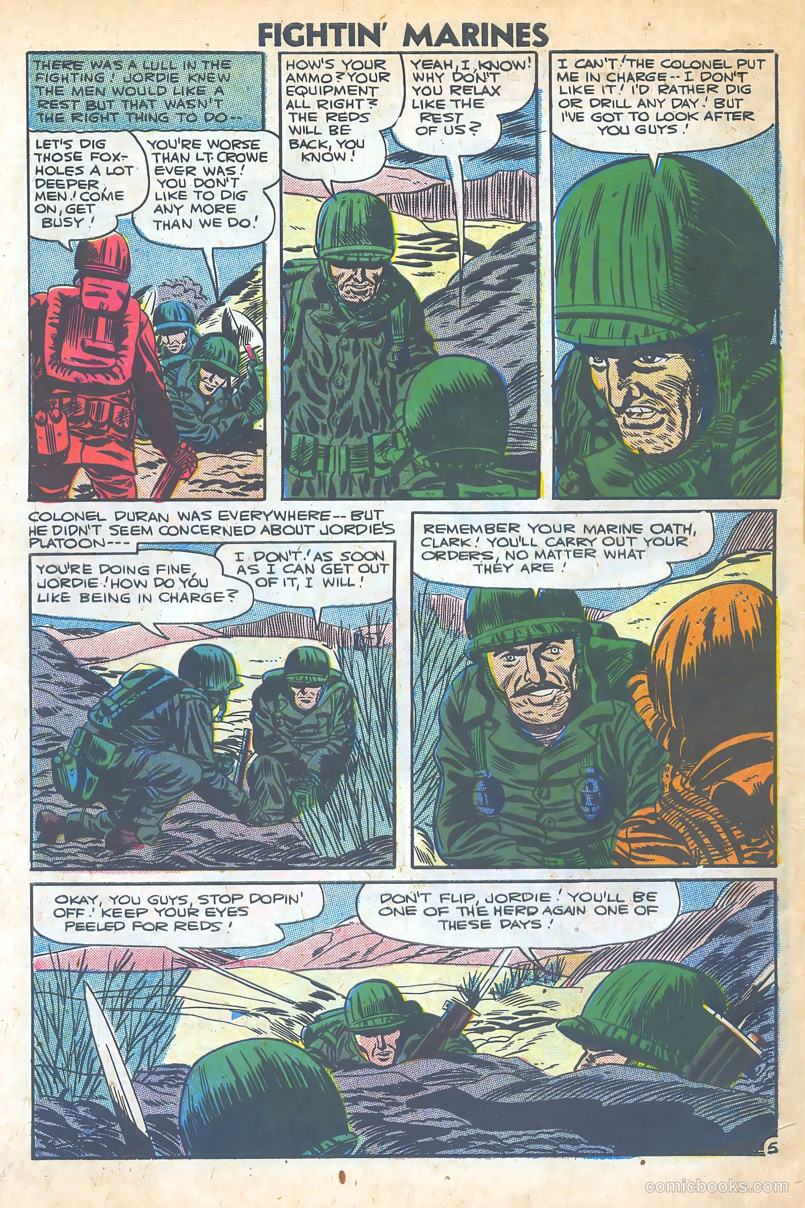 Fightin' Marines #23 (1957) — page 31 of 37