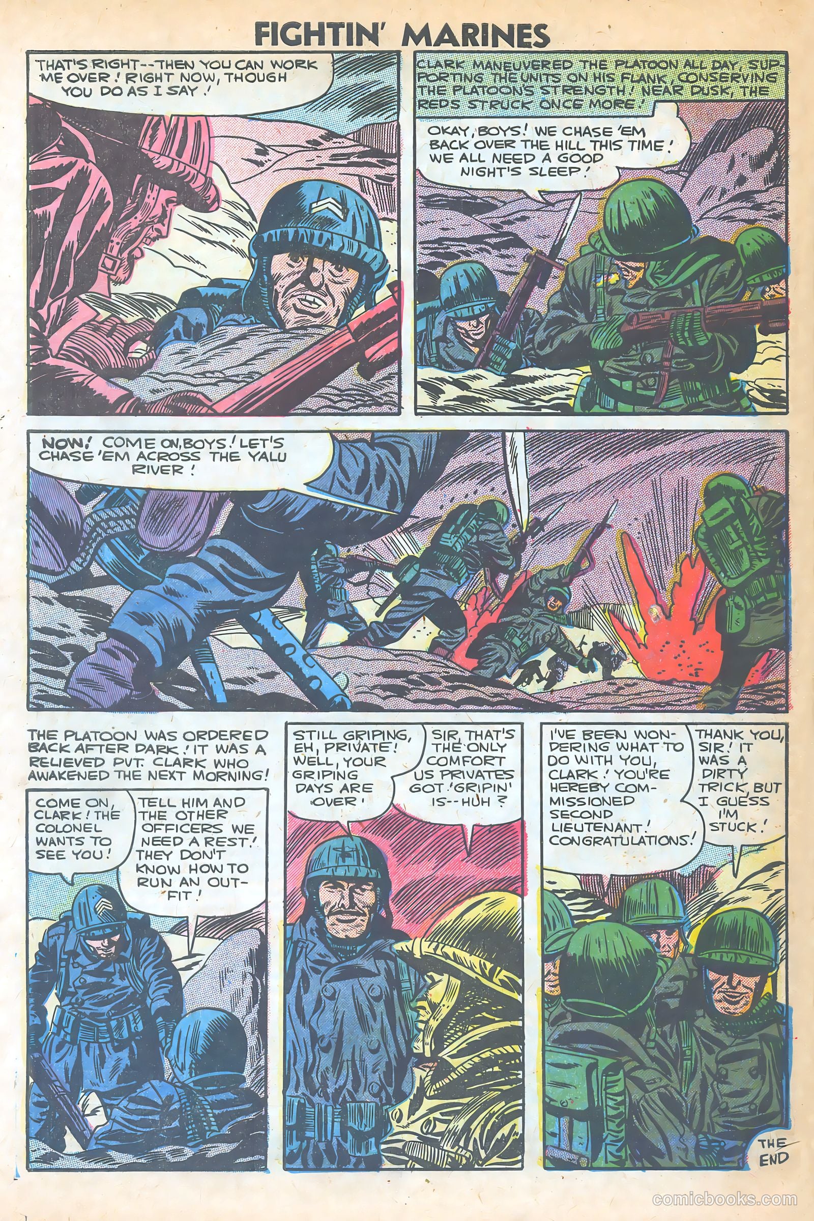 Fightin' Marines #23 (1957) — page 33 of 37