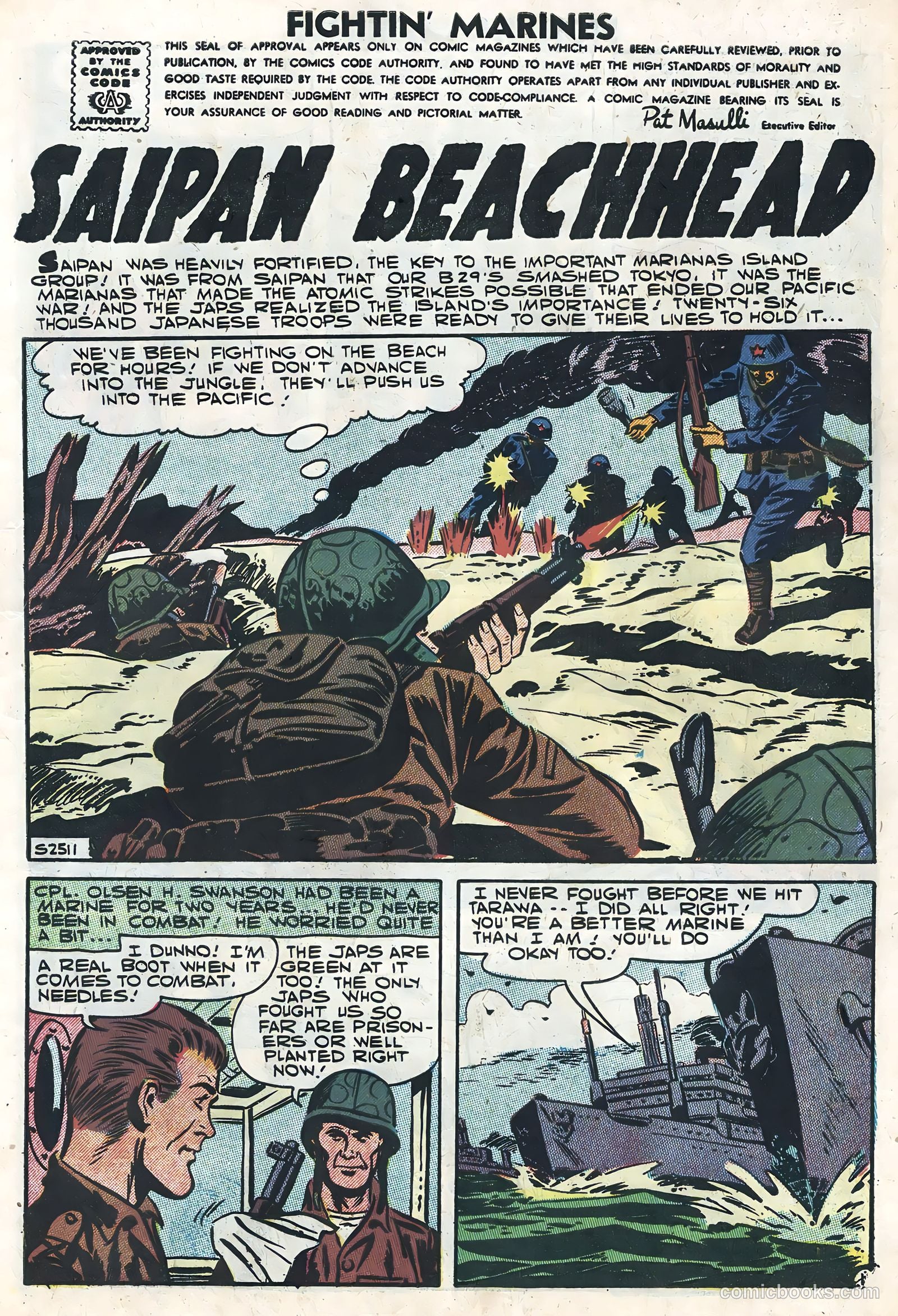 Fightin' Marines #24 (1957) — page 3 of 36