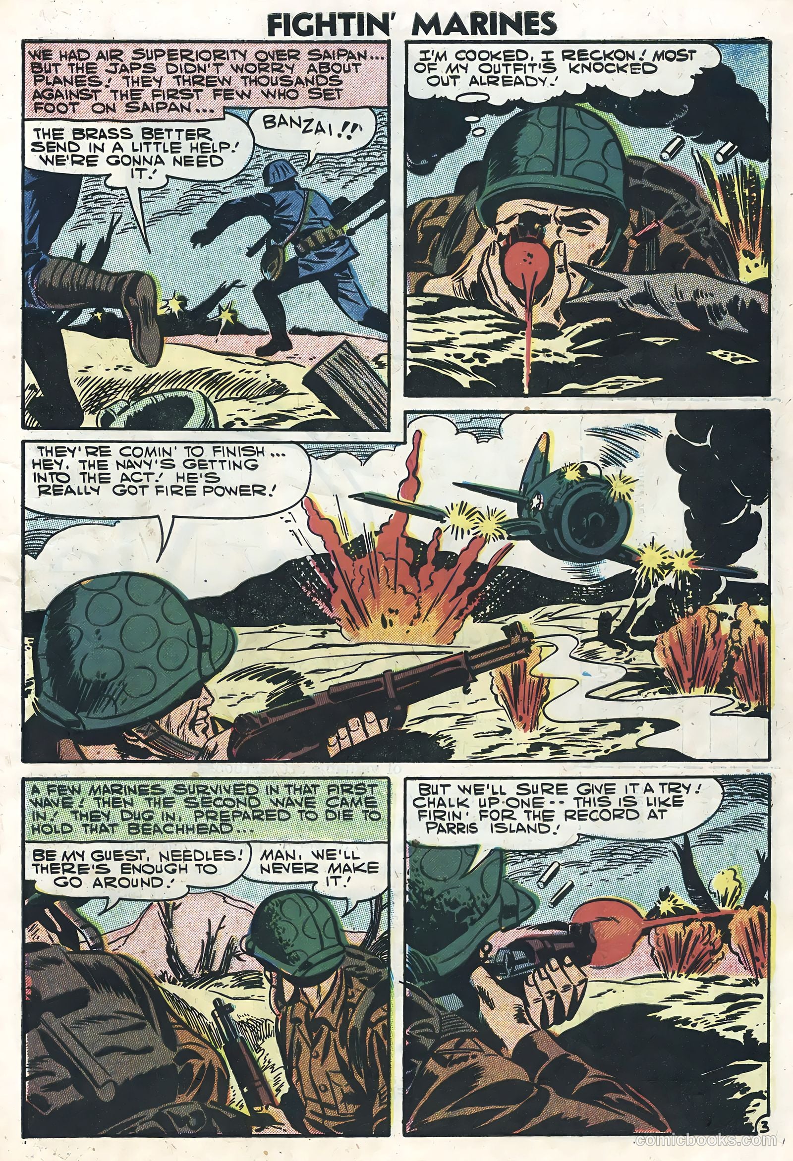 Fightin' Marines #24 (1957) — page 5 of 36