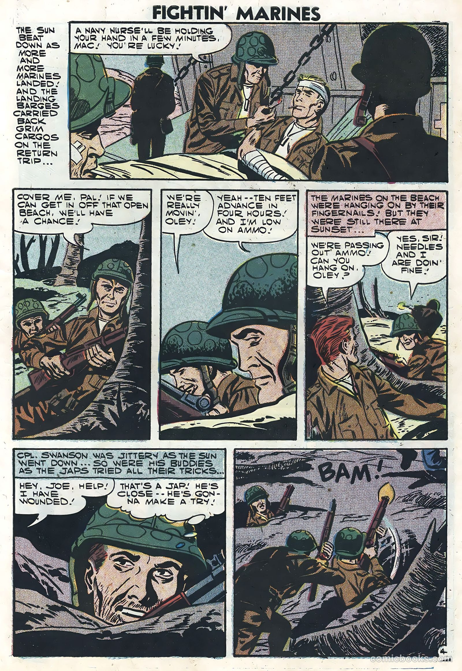 Fightin' Marines #24 (1957) — page 7 of 36