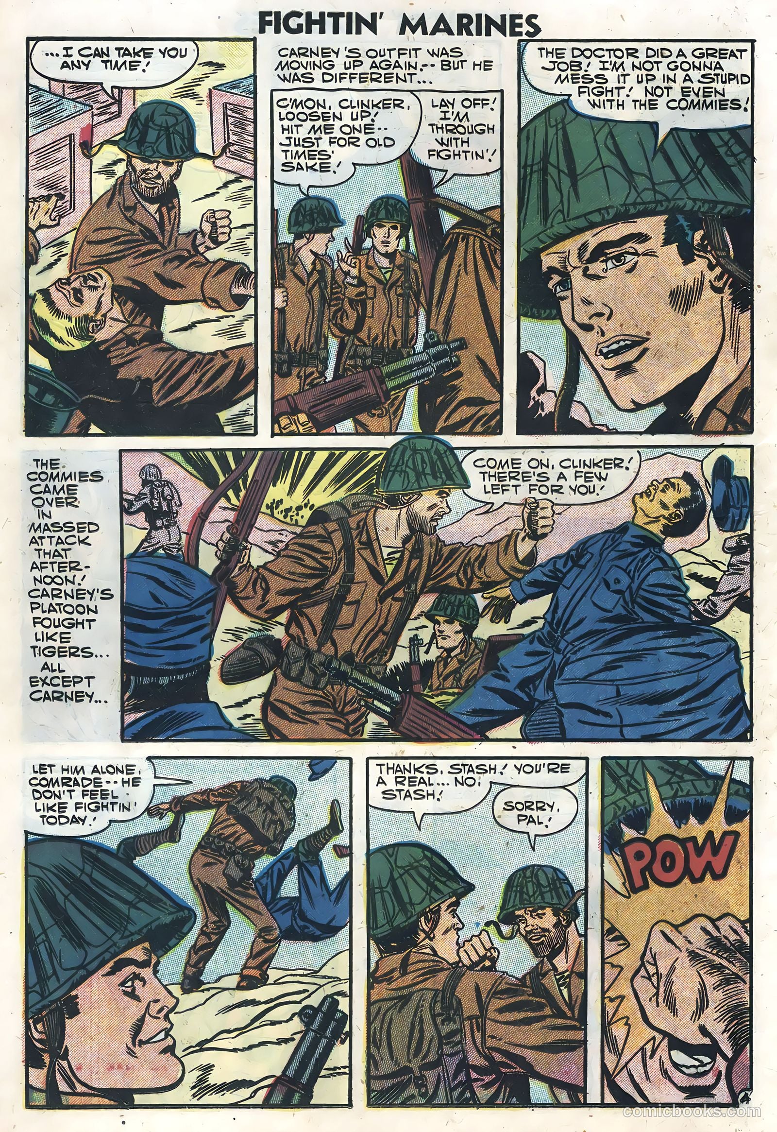 Fightin' Marines #24 (1957) — page 12 of 36