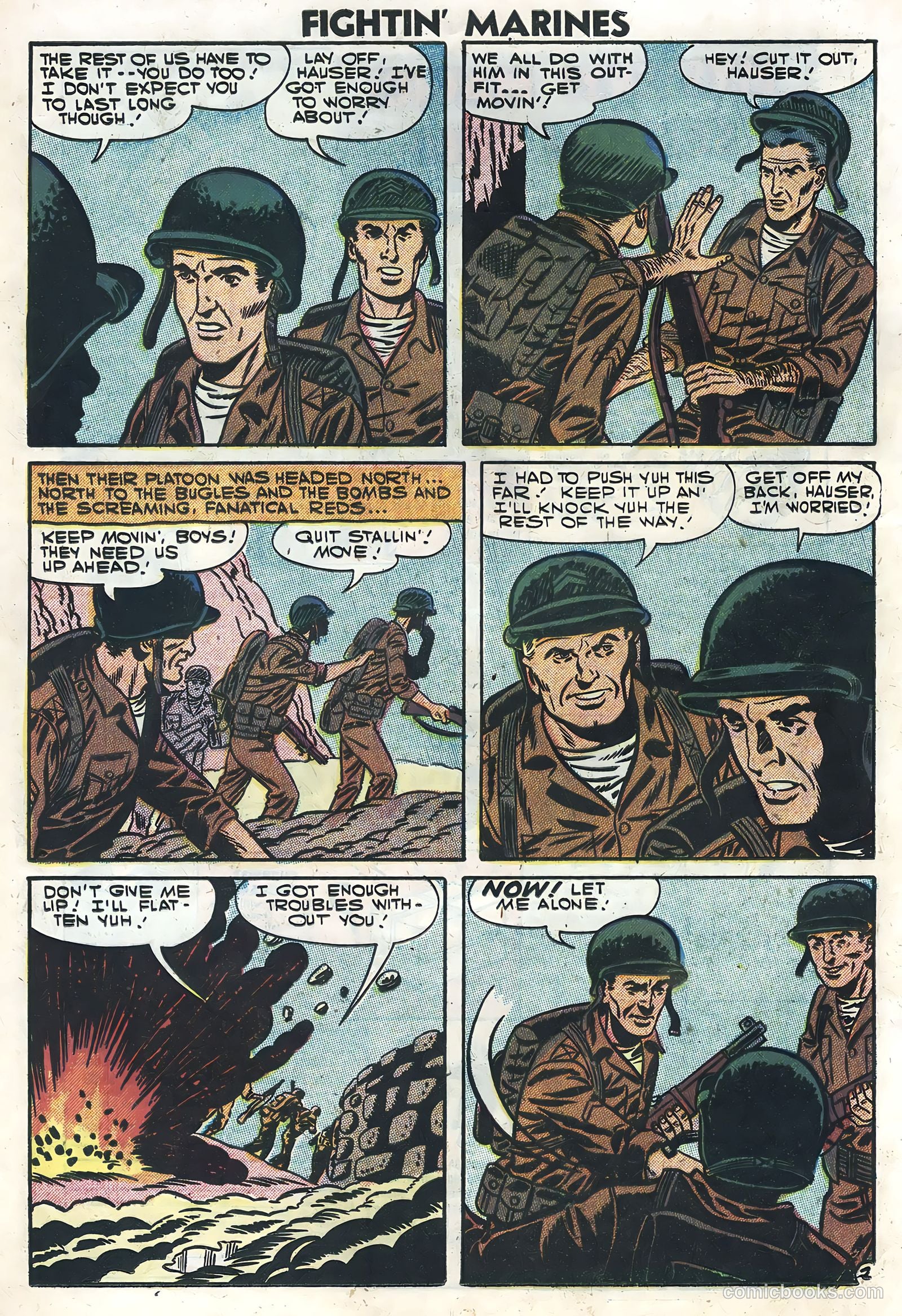 Fightin' Marines #24 (1957) — page 16 of 36