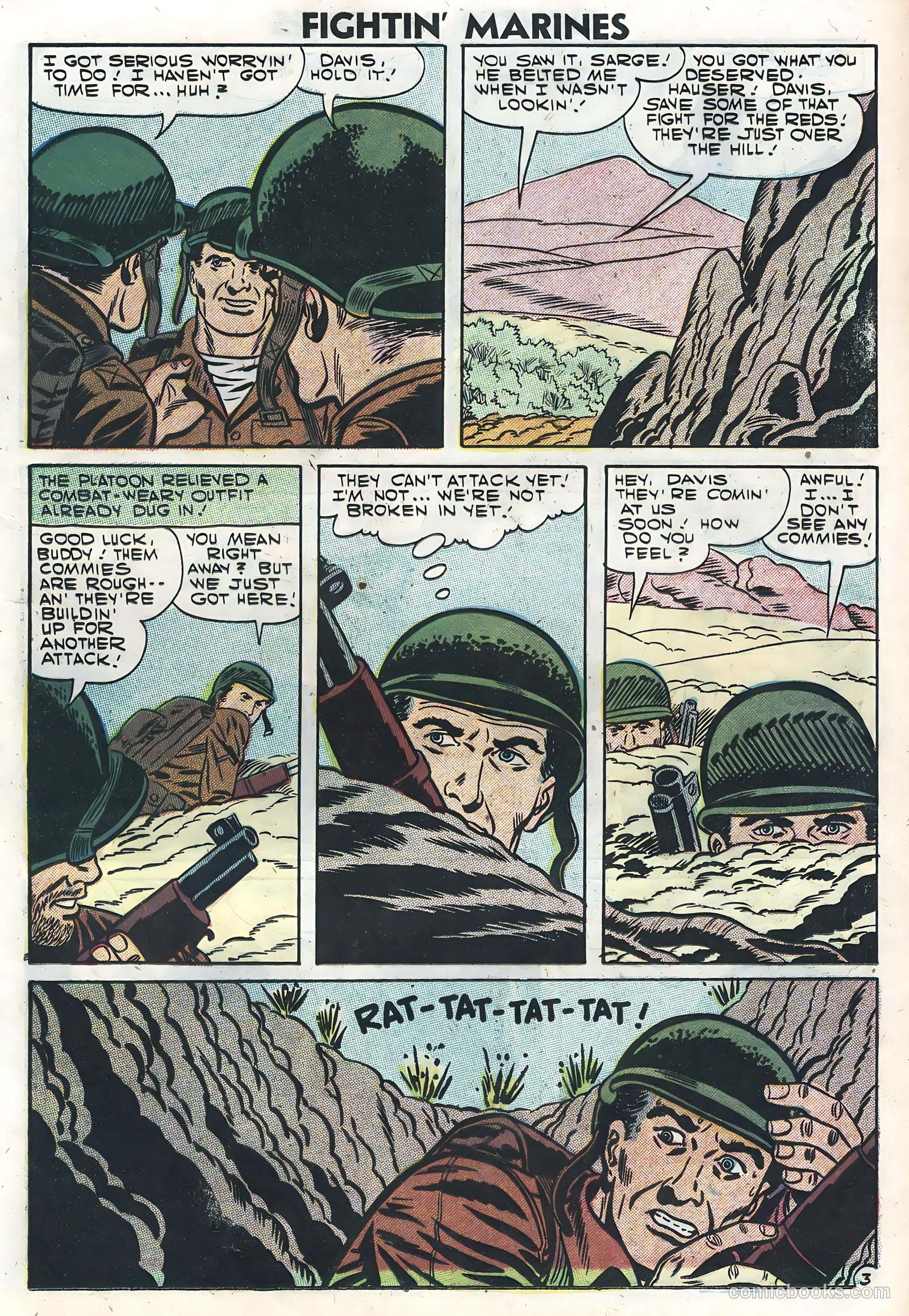 Fightin' Marines #24 (1957) — page 17 of 36