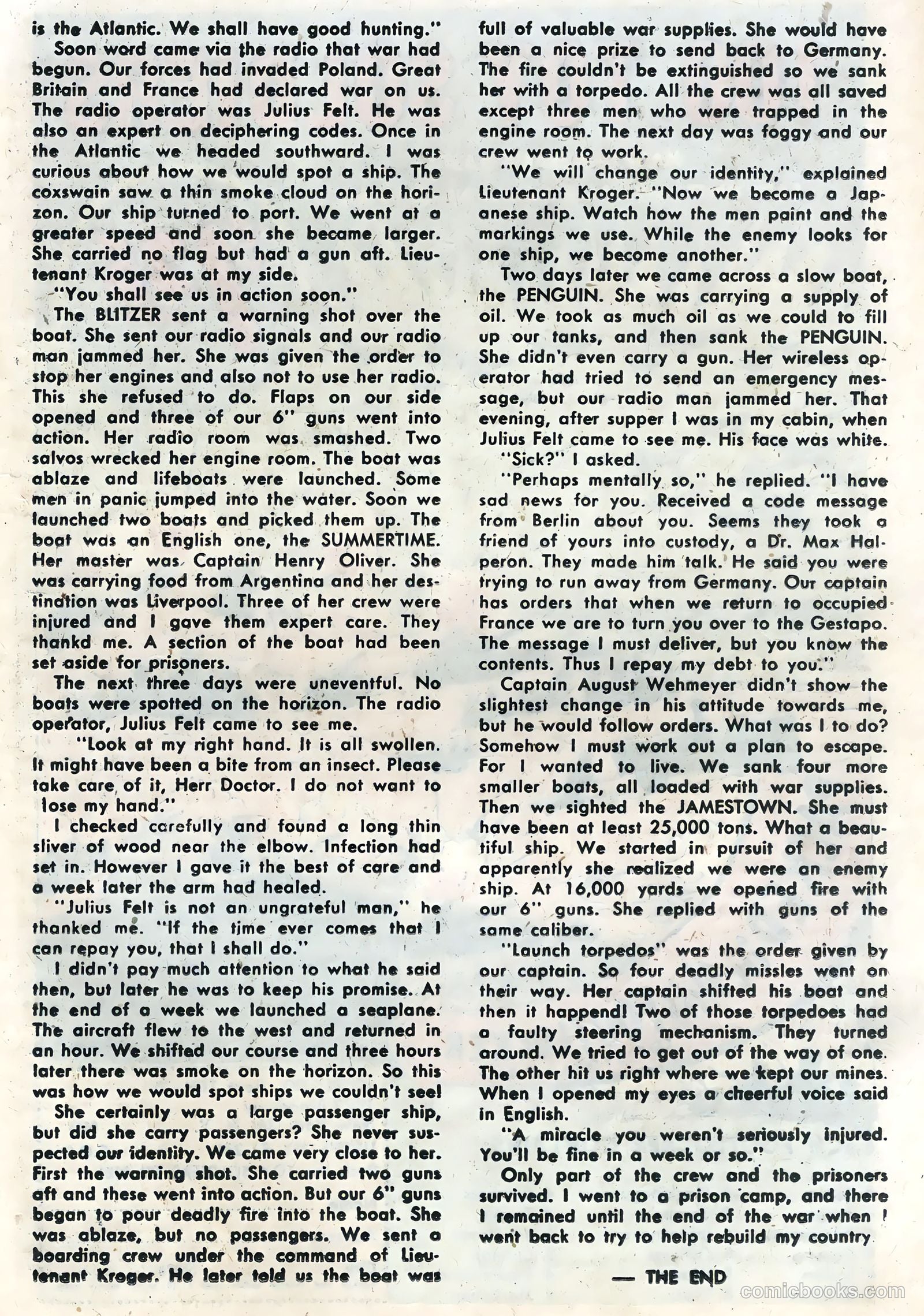 Fightin' Marines #24 (1957) — page 21 of 36