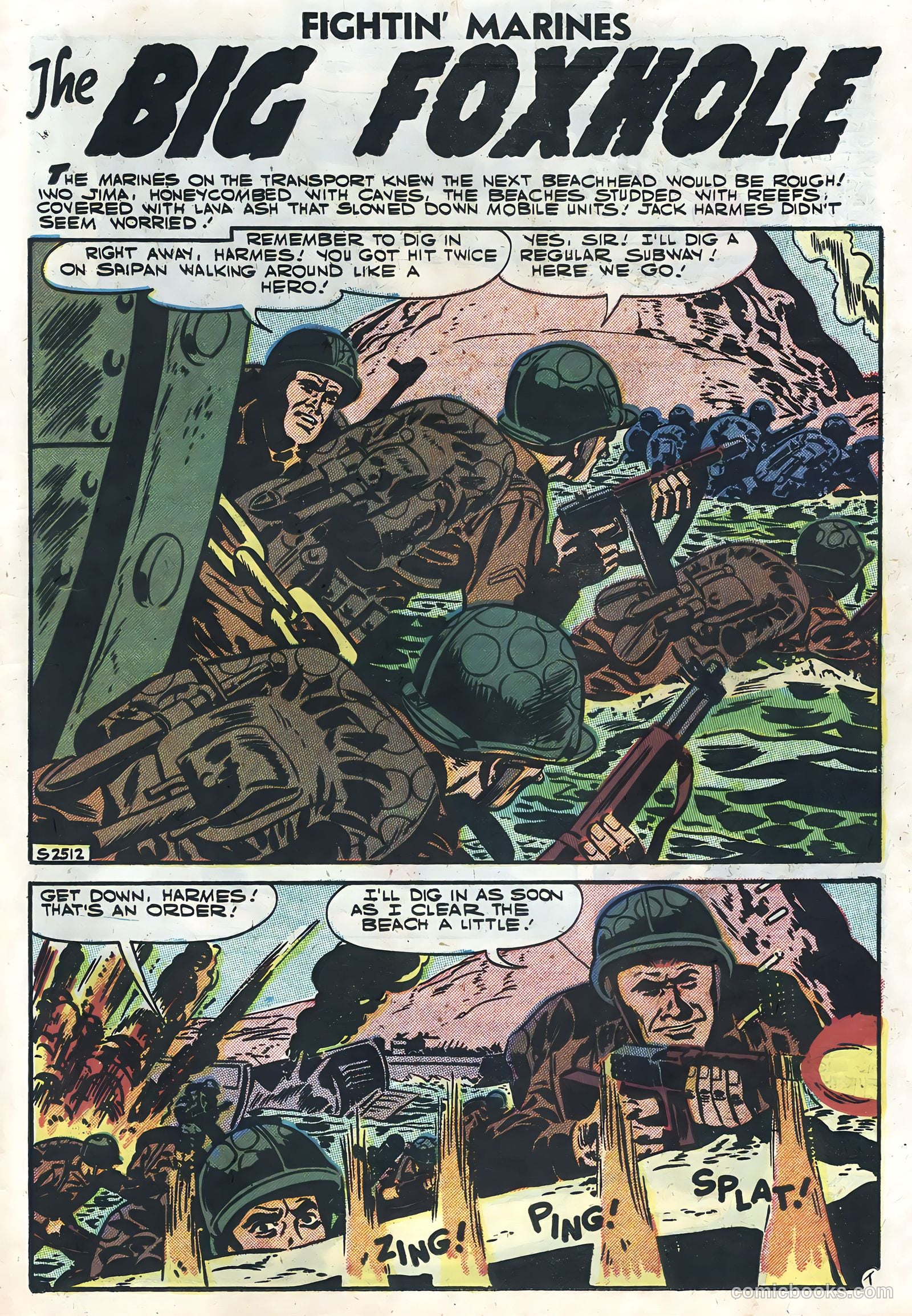 Fightin' Marines #24 (1957) — page 23 of 36