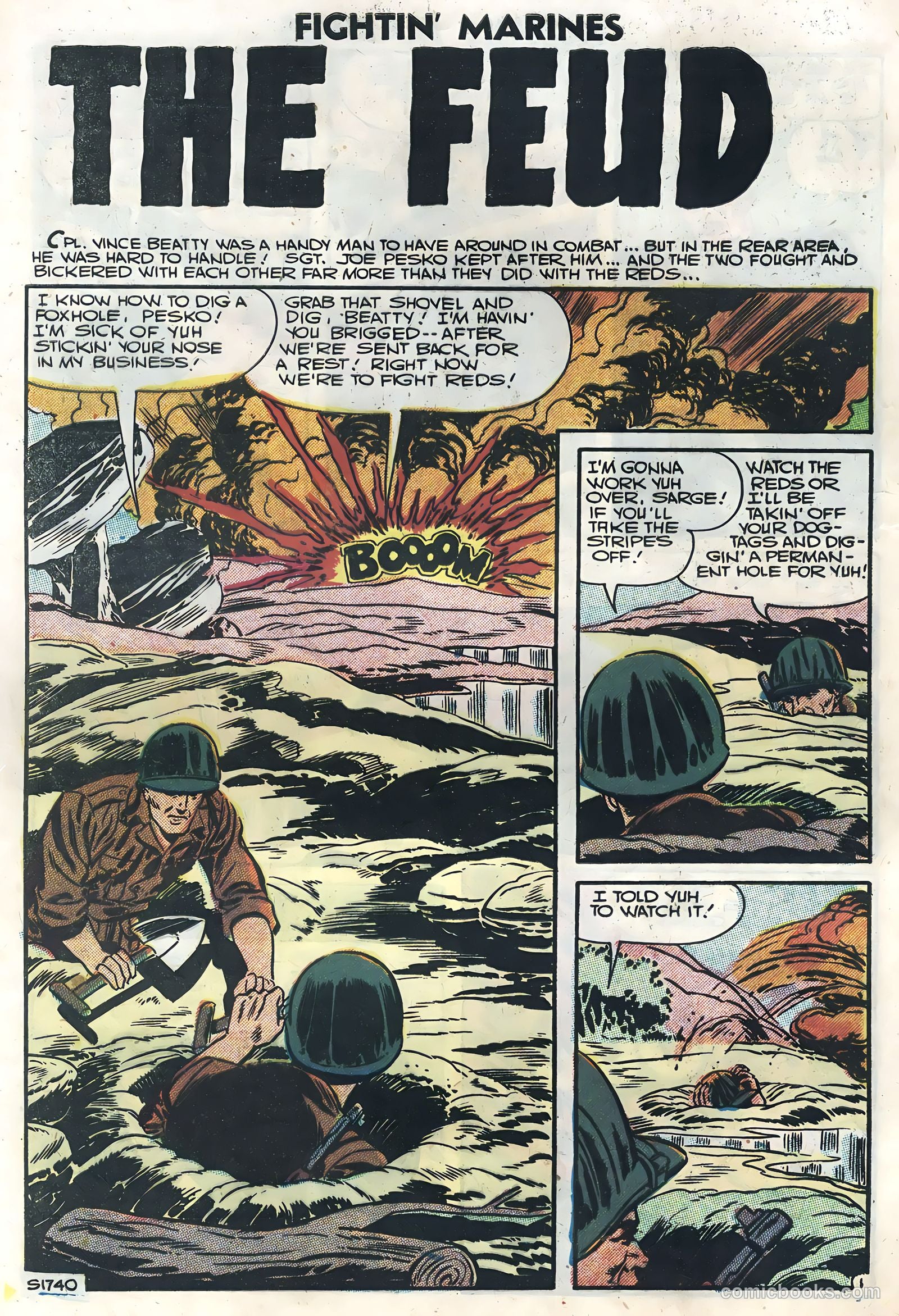 Fightin' Marines #24 (1957) — page 28 of 36