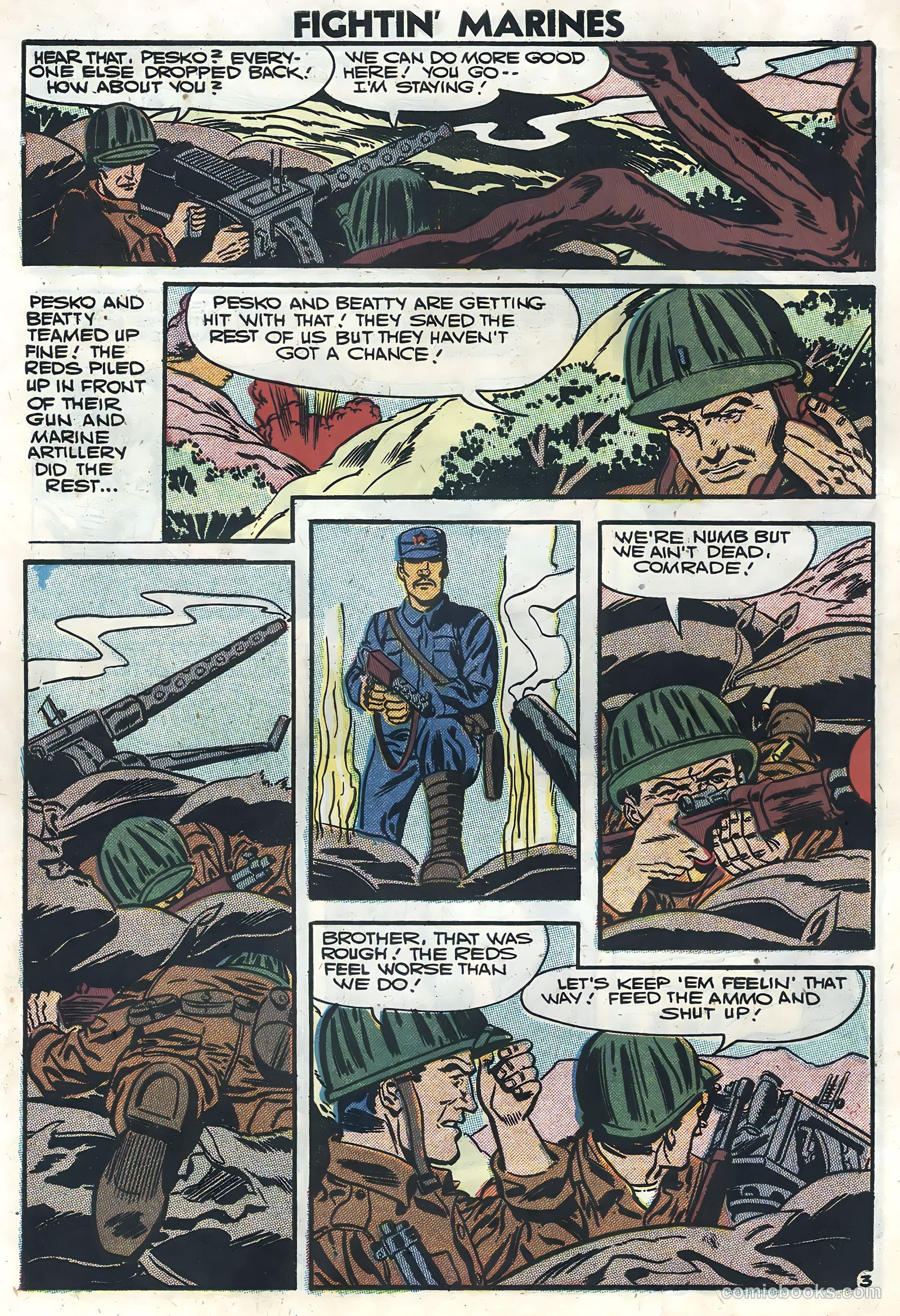 Fightin' Marines #24 (1957) — page 30 of 36