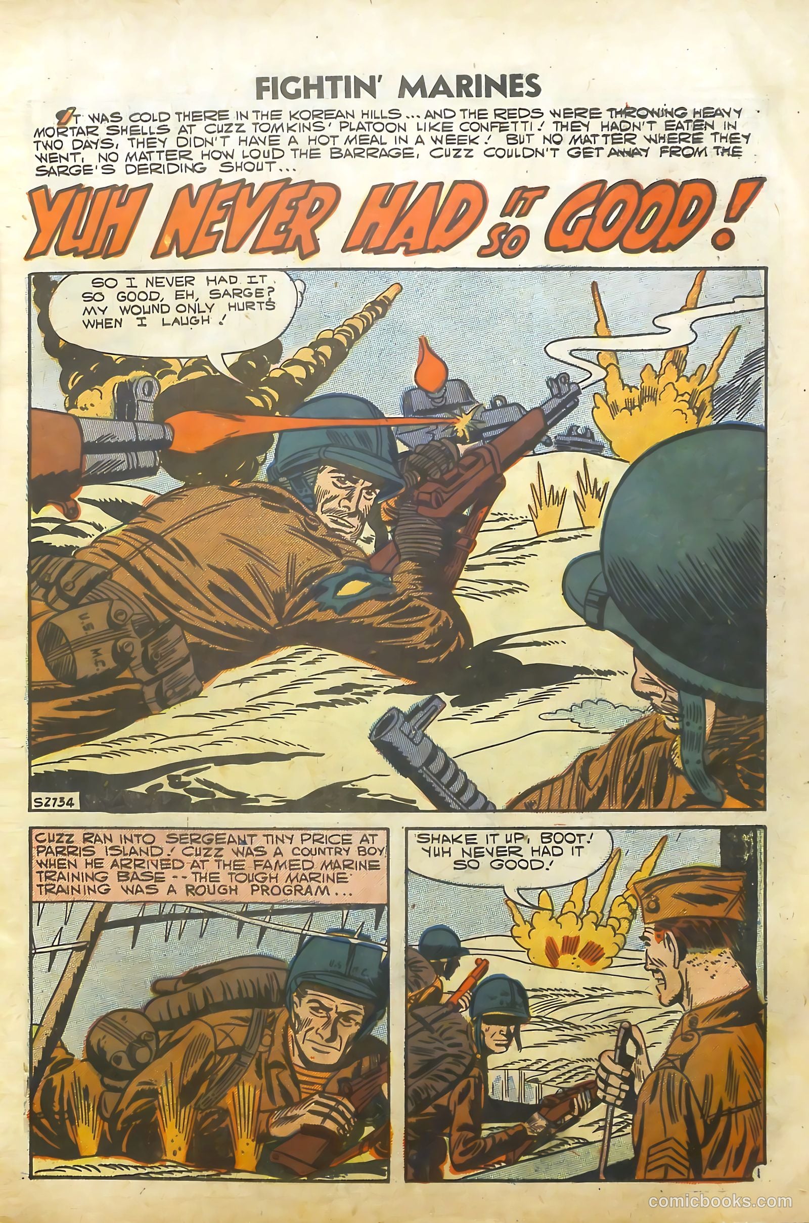 Fightin' Marines #25 (1958) — page 11 of 68