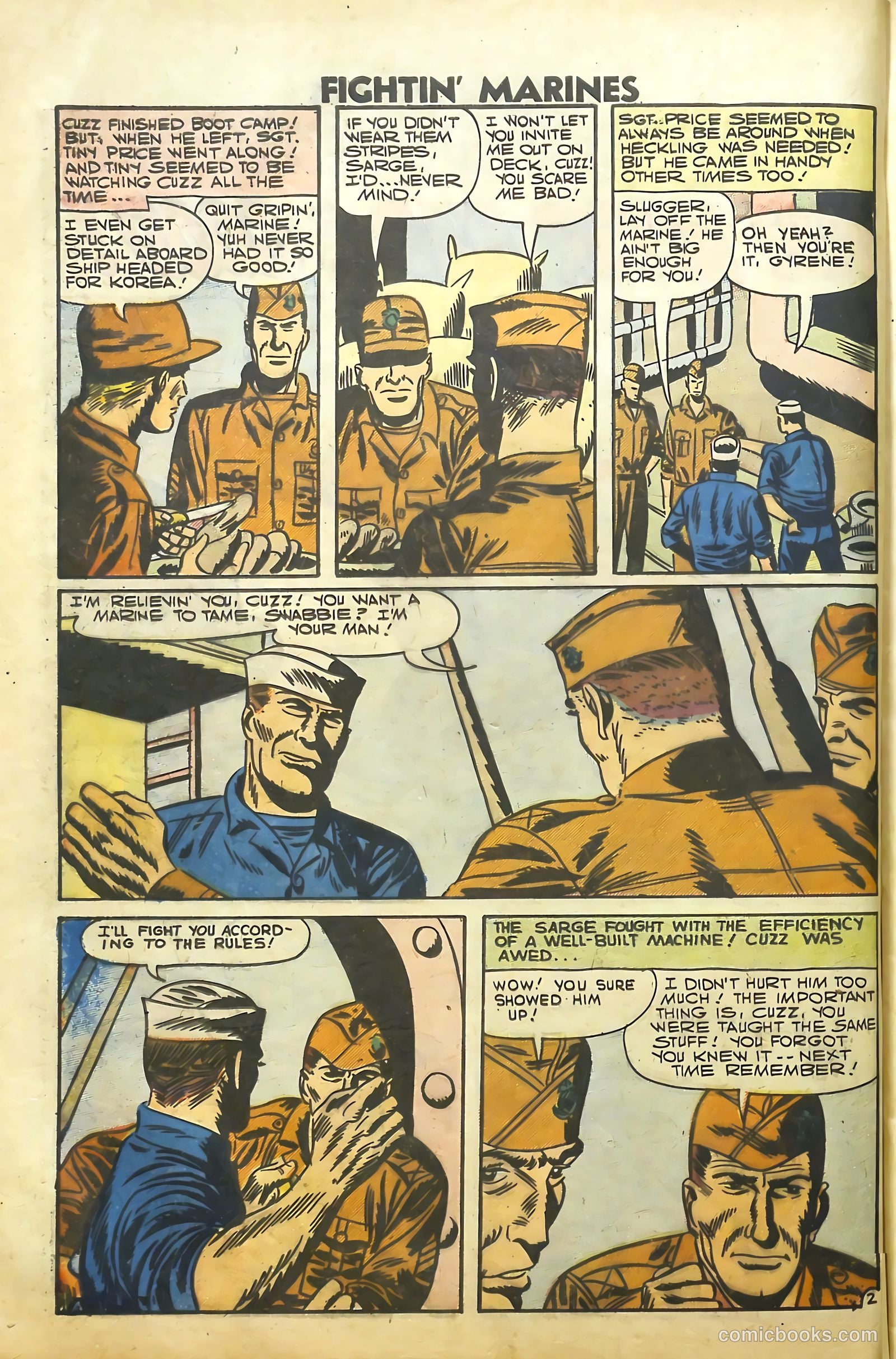 Fightin' Marines #25 (1958) — page 12 of 68