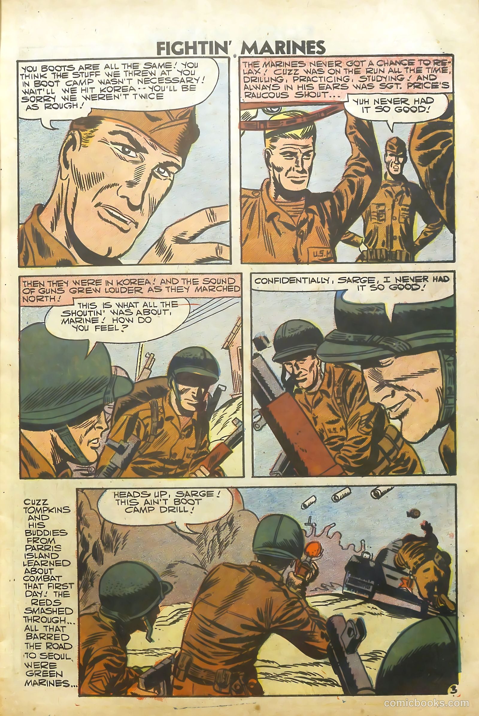 Fightin' Marines #25 (1958) — page 13 of 68