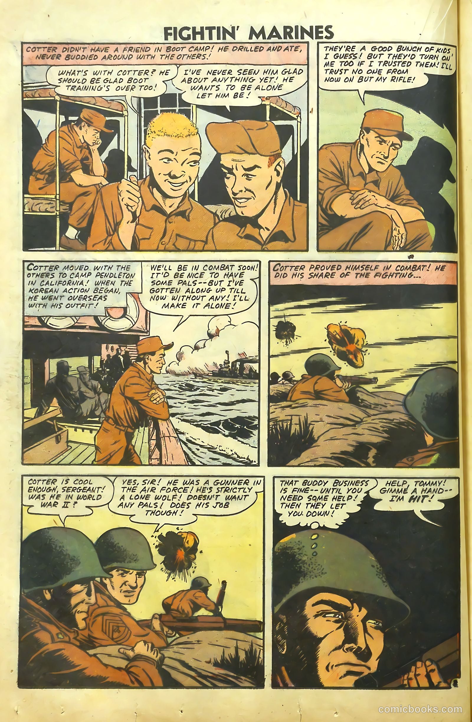 Fightin' Marines #25 (1958) — page 30 of 68
