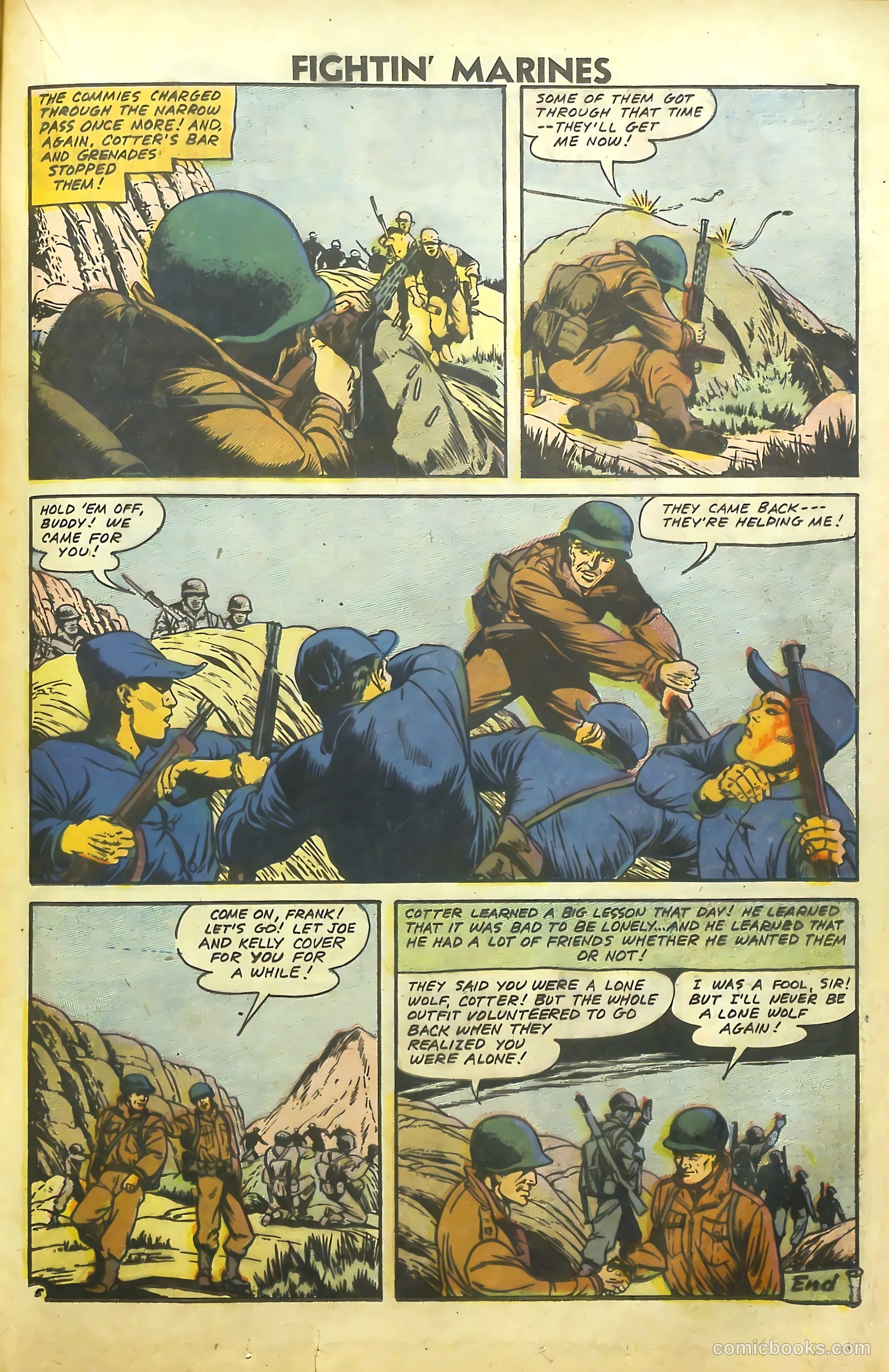 Fightin' Marines #25 (1958) — page 33 of 68