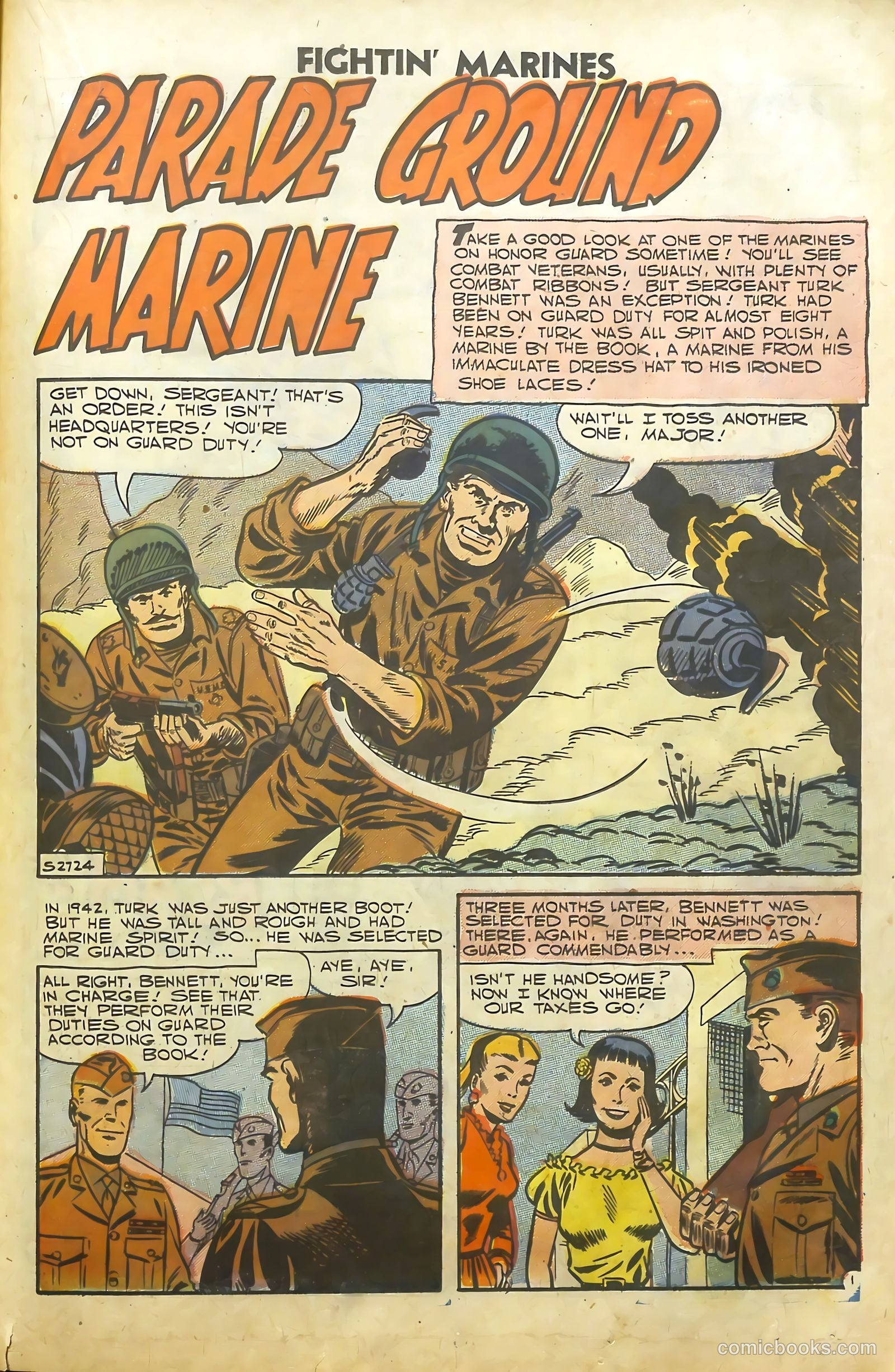 Fightin' Marines #25 (1958) — page 35 of 68