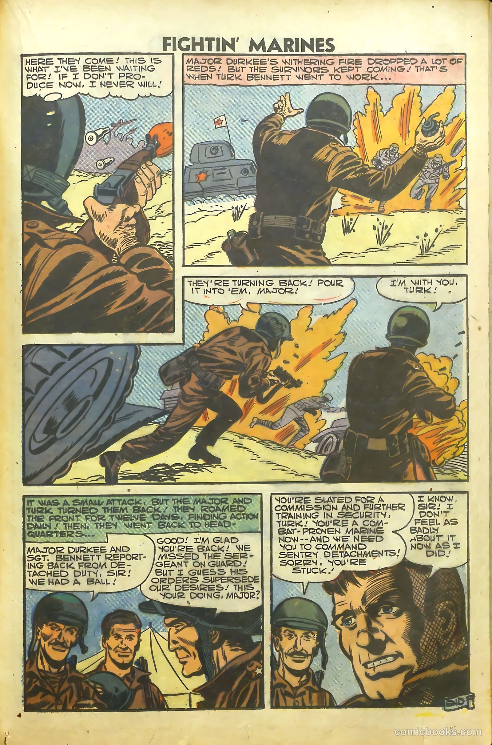 Fightin' Marines #25 (1958) — page 39 of 68
