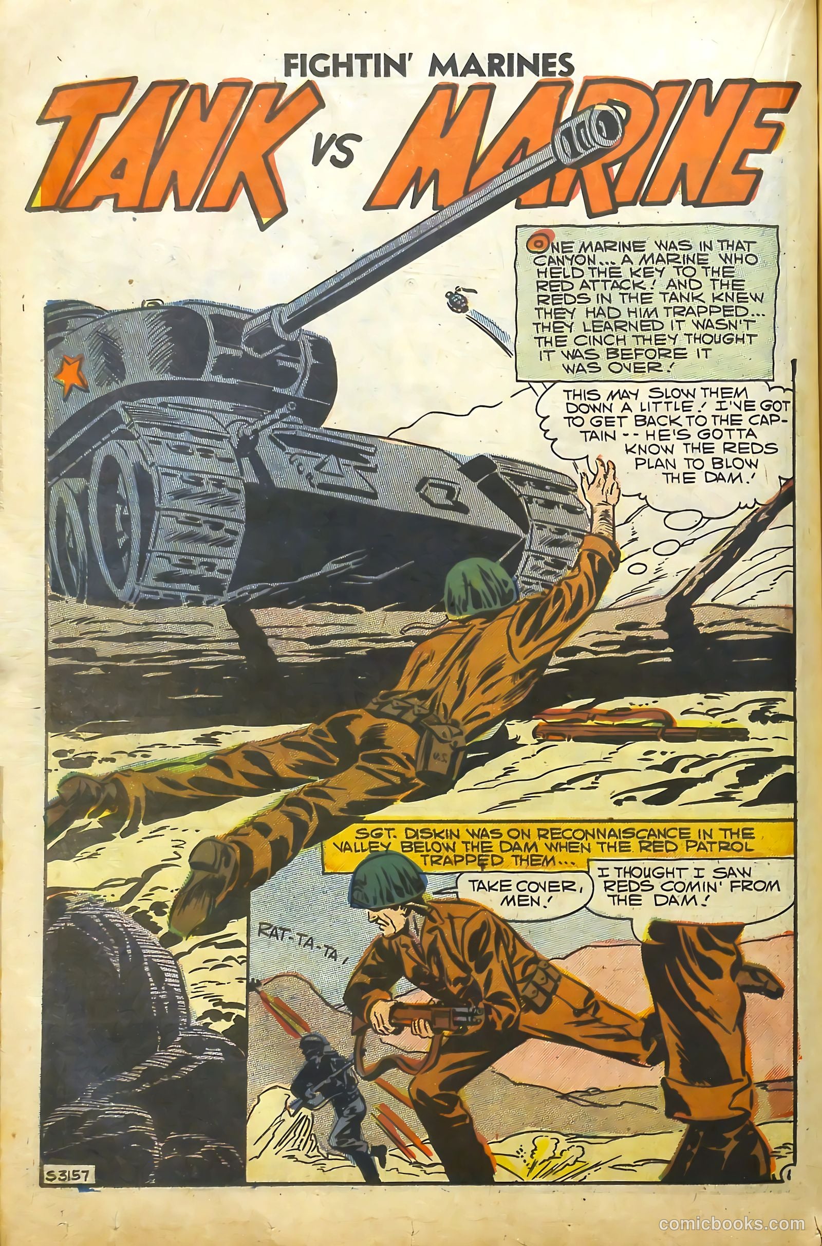 Fightin' Marines #25 (1958) — page 40 of 68