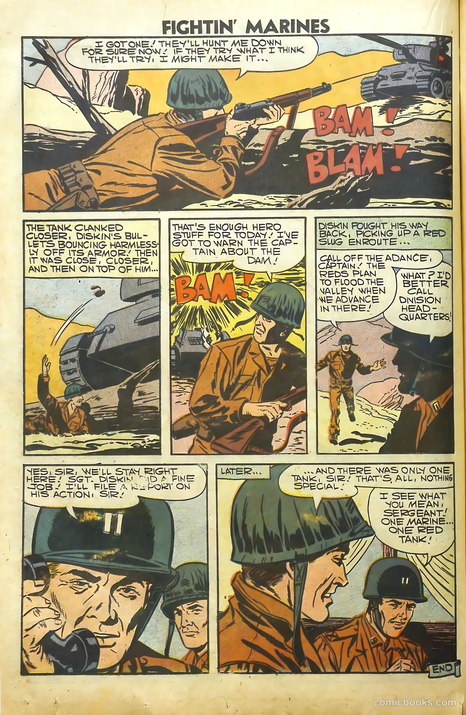 Fightin' Marines #25 (1958) — page 42 of 68