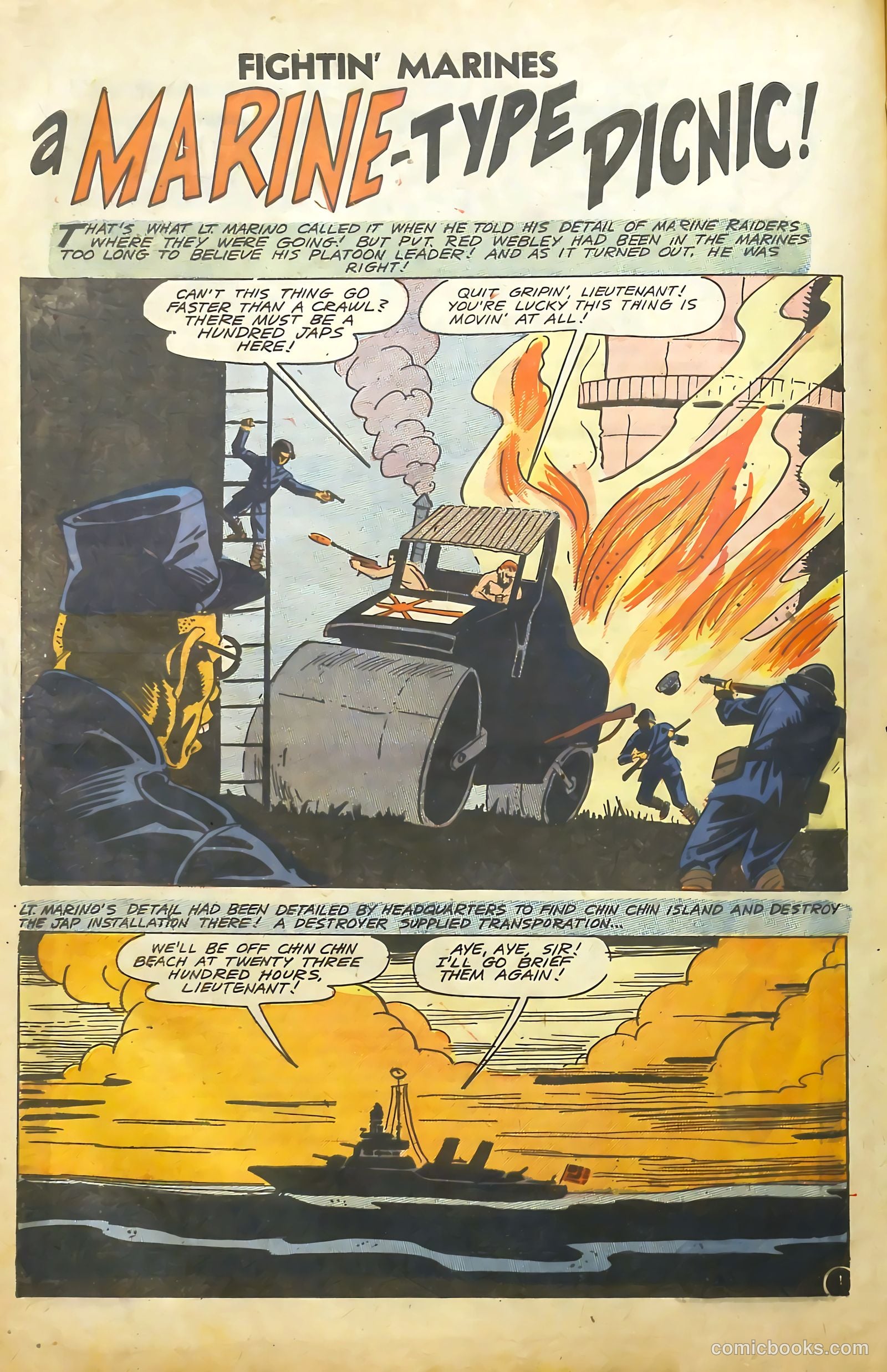 Fightin' Marines #25 (1958) — page 54 of 68