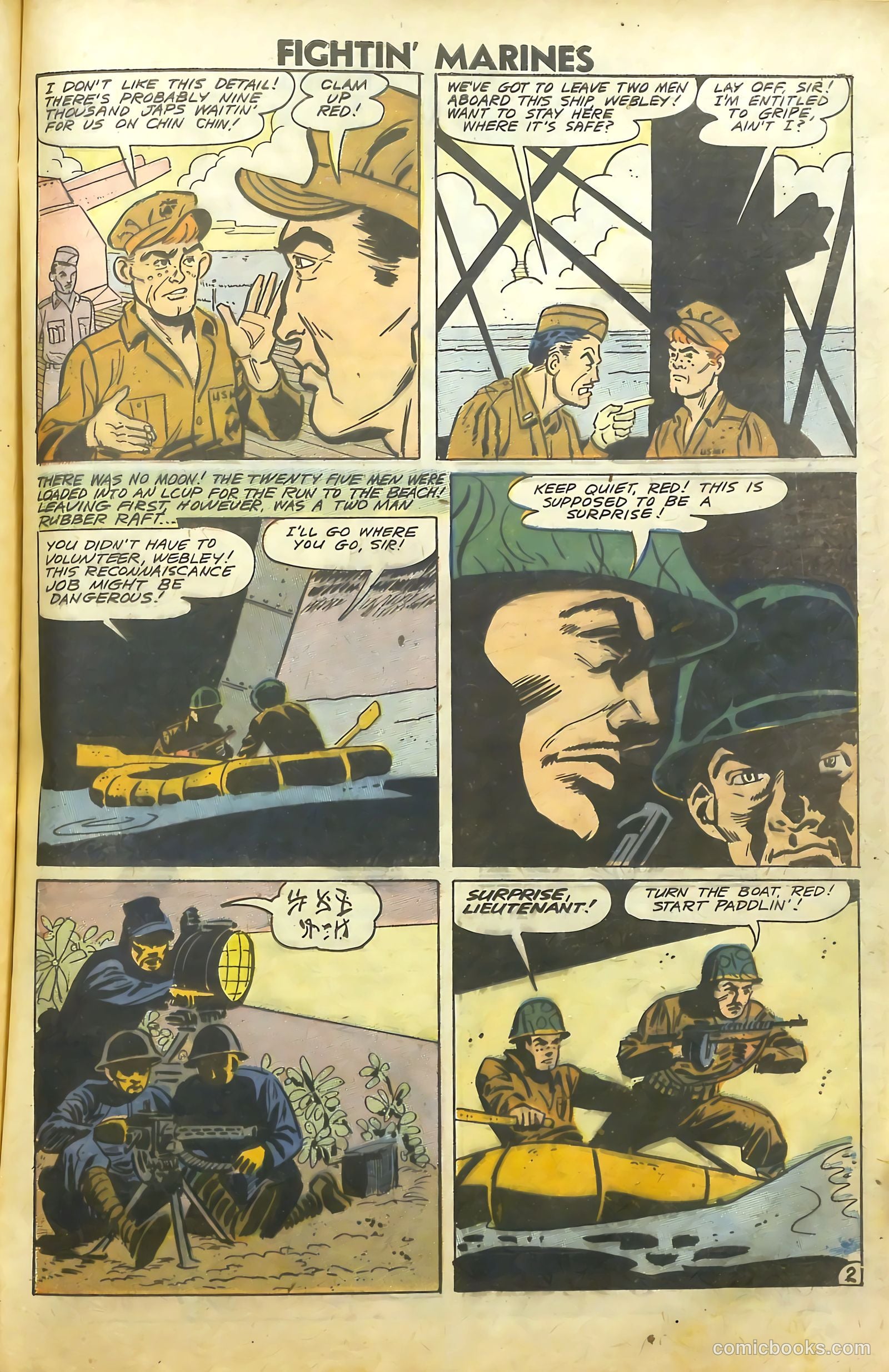 Fightin' Marines #25 (1958) — page 55 of 68