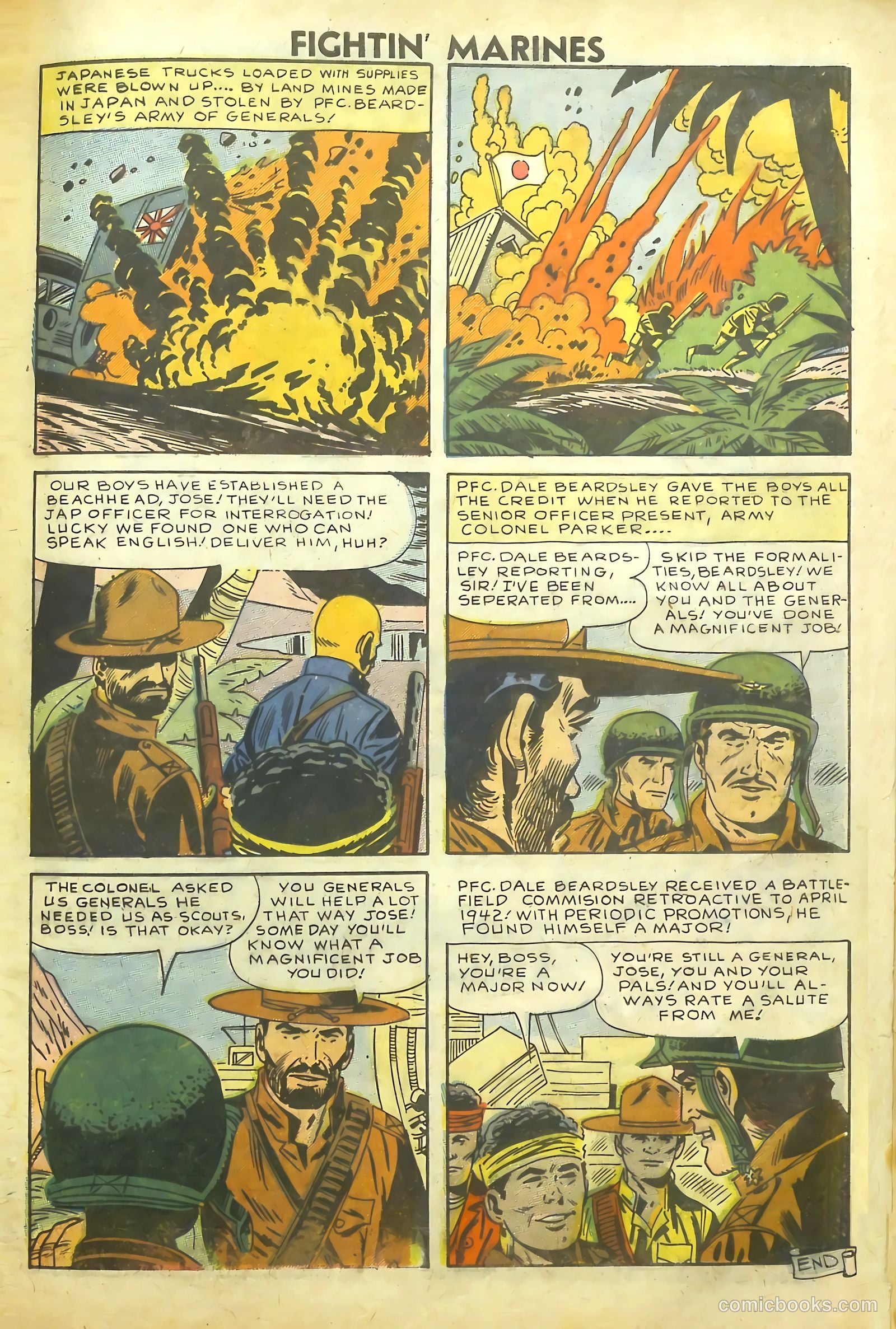 Fightin' Marines #25 (1958) — page 65 of 68