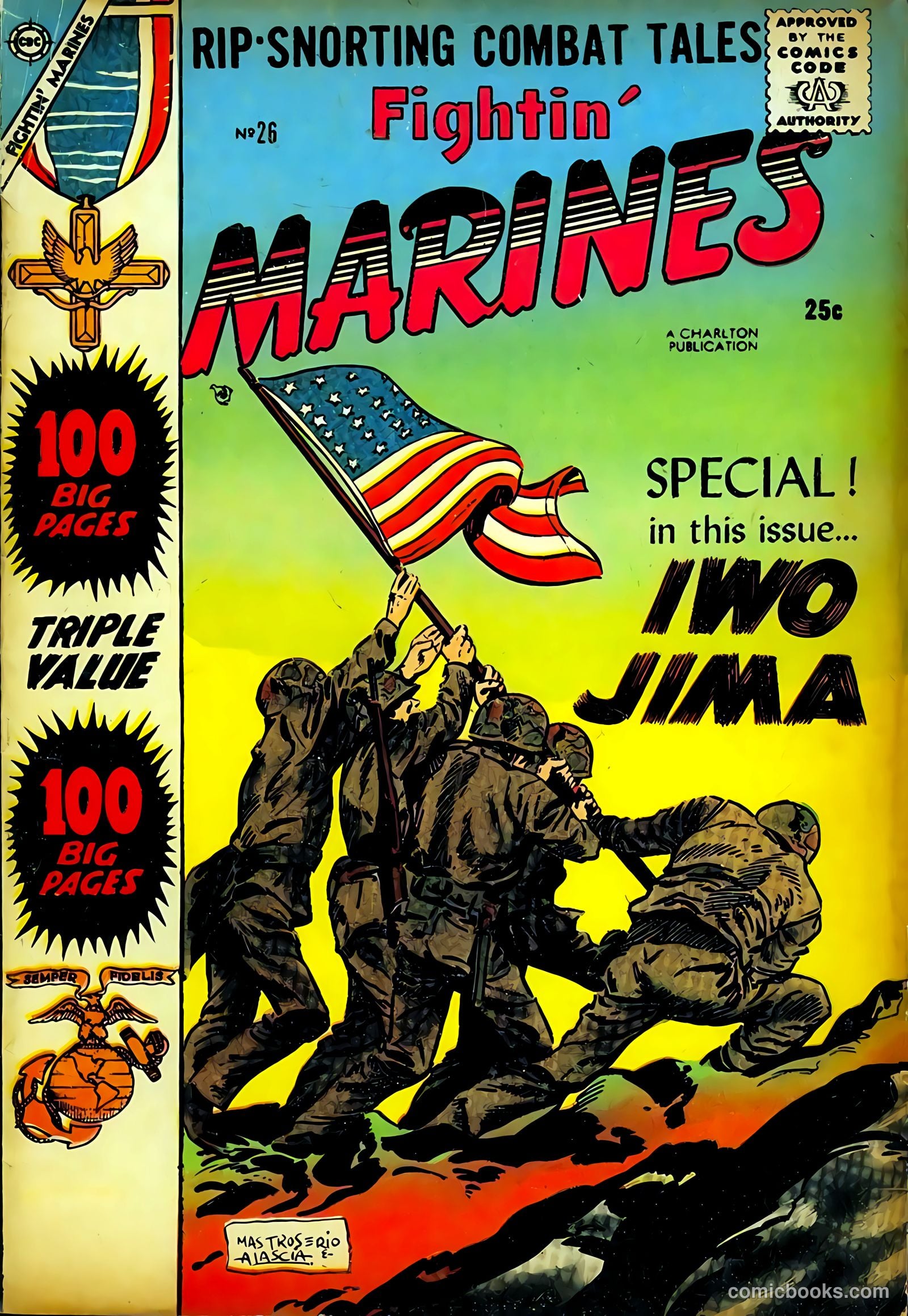 Fightin' Marines #26 cover