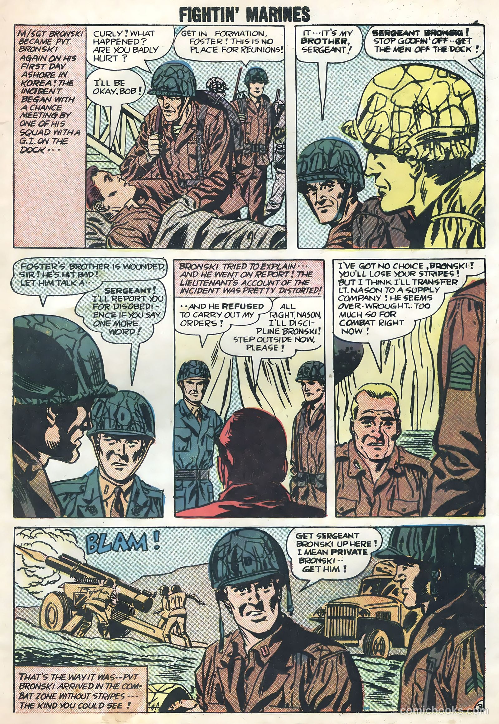 Fightin' Marines #27 (1958) — page 5 of 36